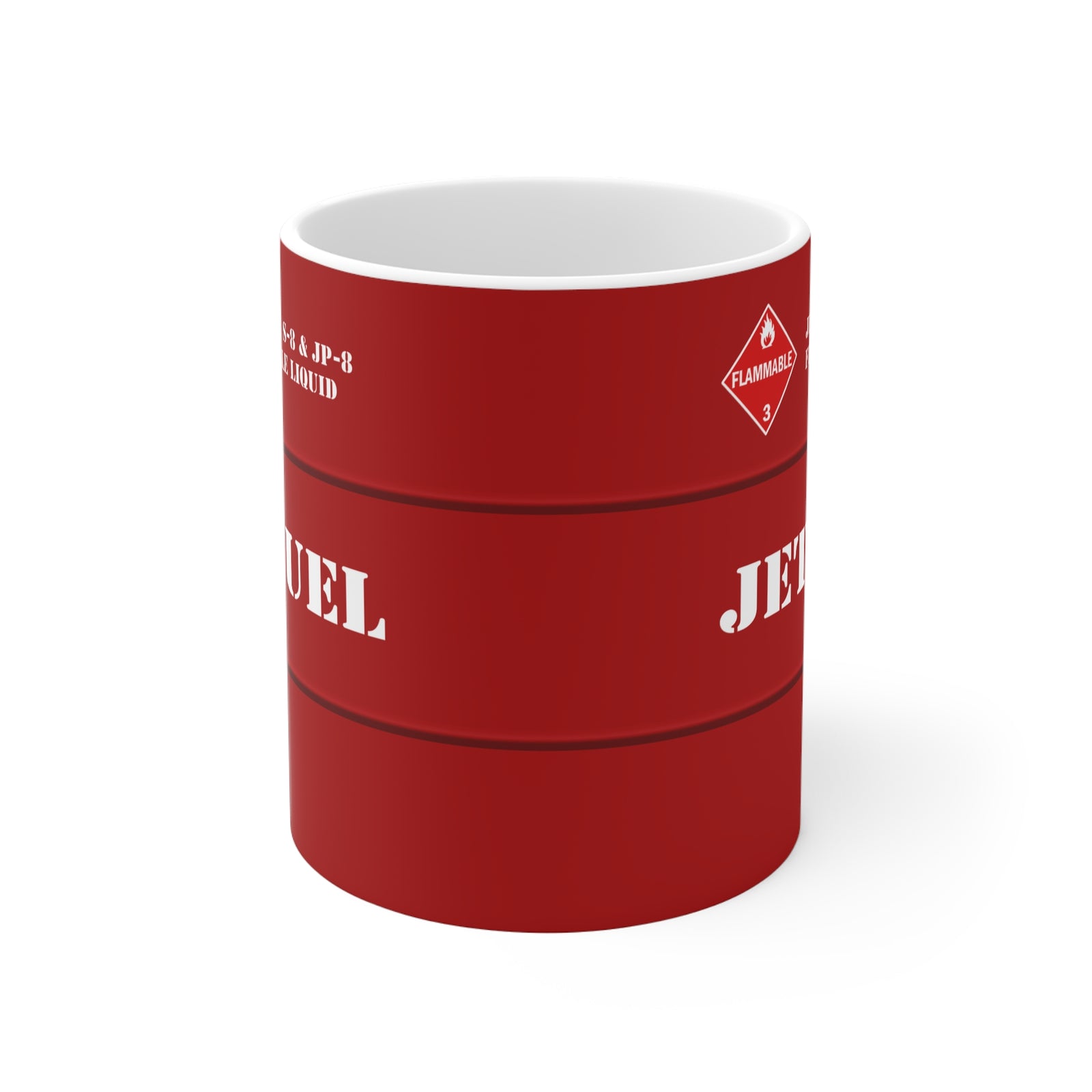Jet Fuel - 11oz Ceramic Coffee Cup for Aviation Enthusiasts