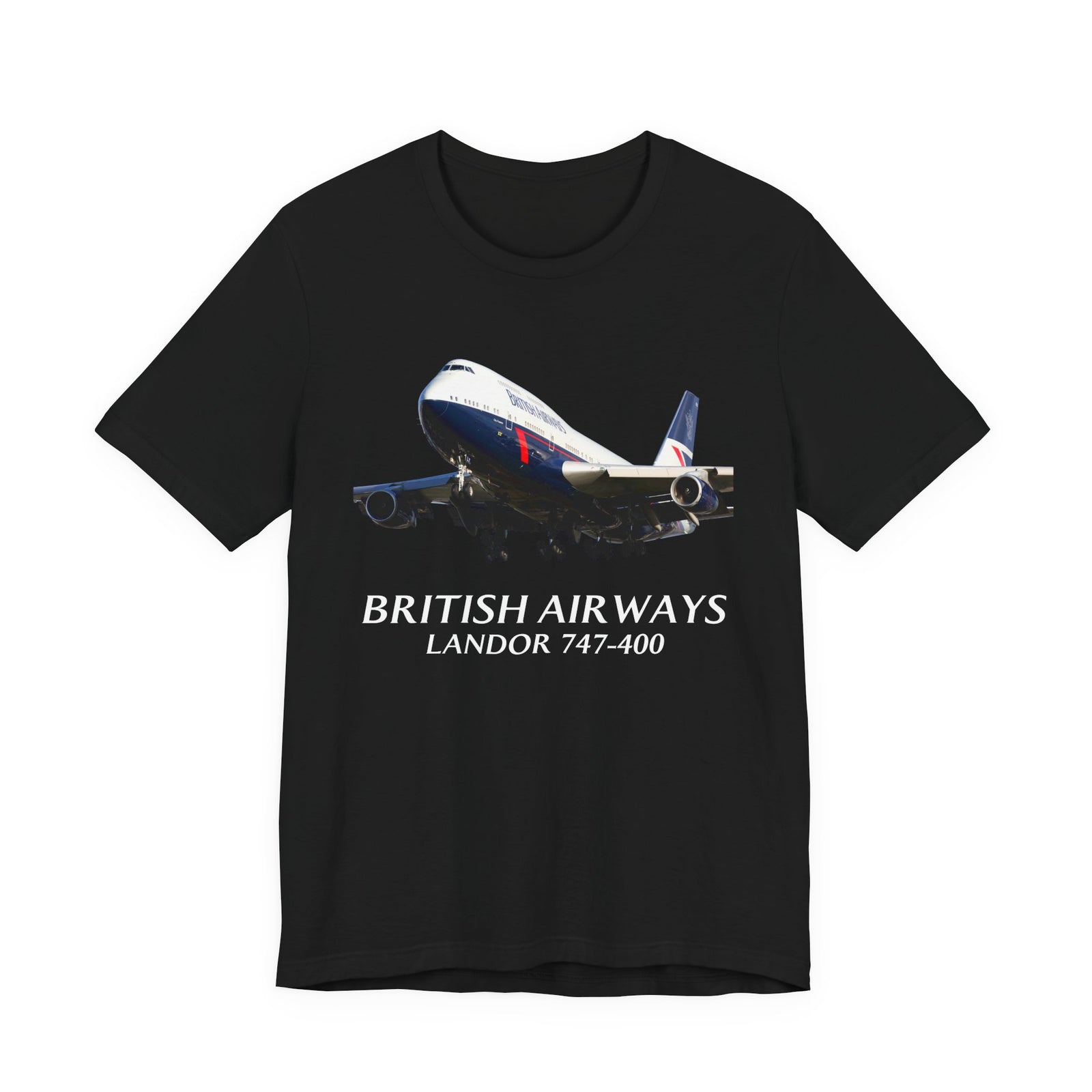 British Airways Landor 747-400 - Unisex Jersey Tee