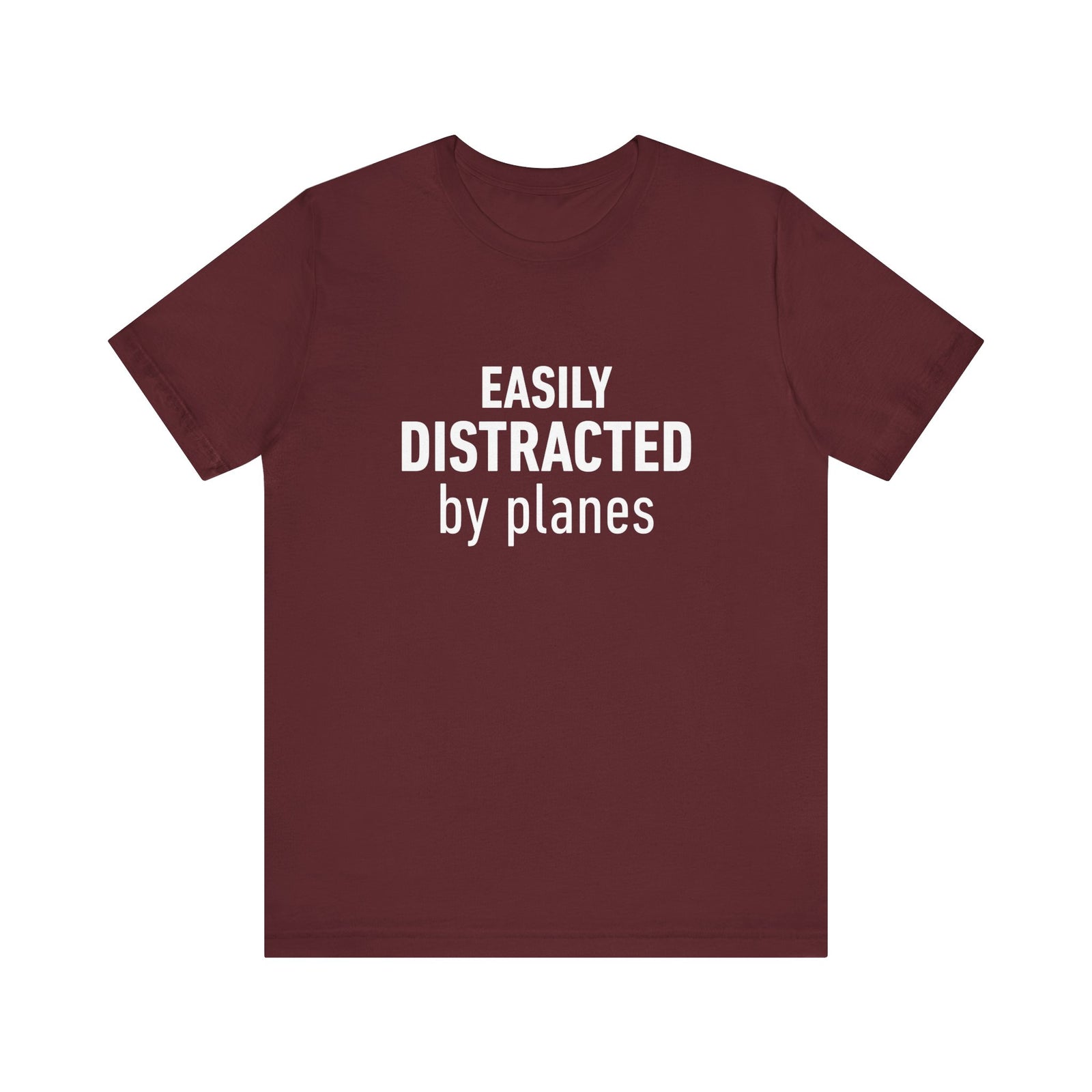 Easily Distracted by Planes - Unisex Jersey Tee