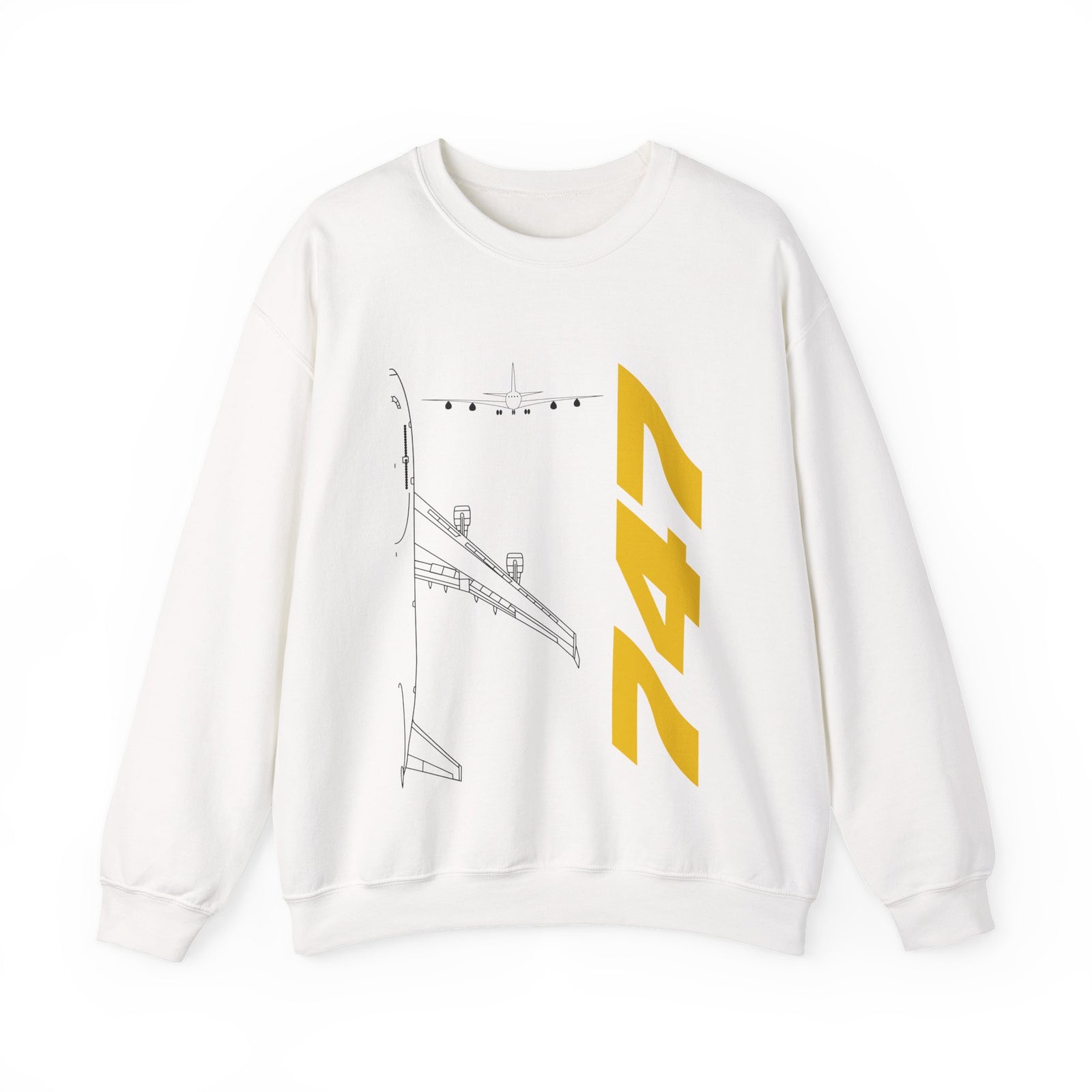 Boeing 747 Crewneck Sweatshirt - Travel Inspiring Cozy Apparel