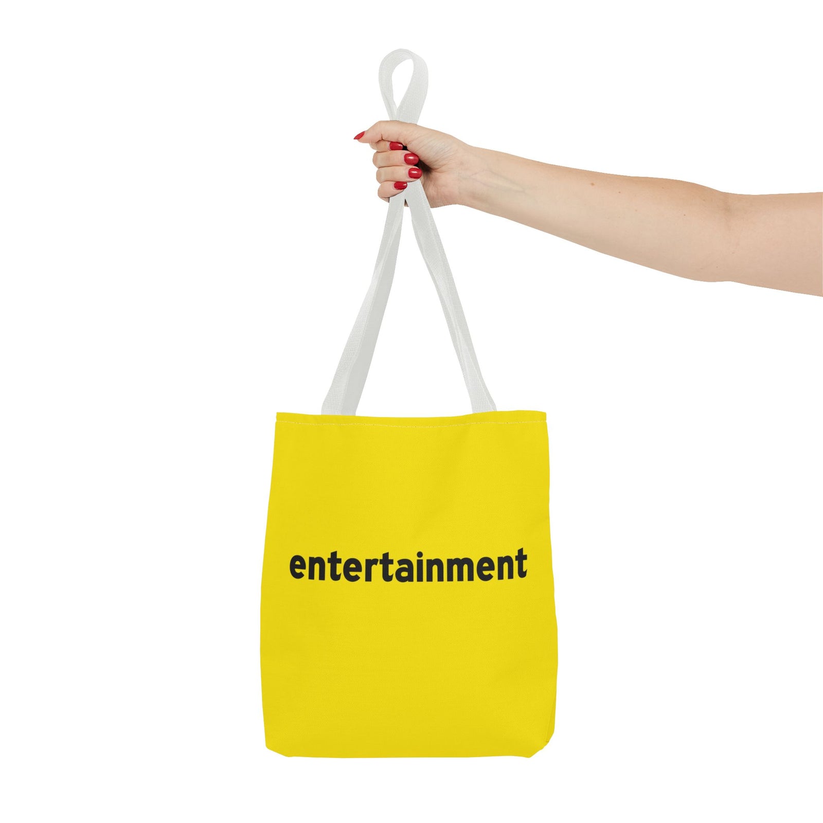 Entertainment Tote Bag — Printed Green Travel Tote