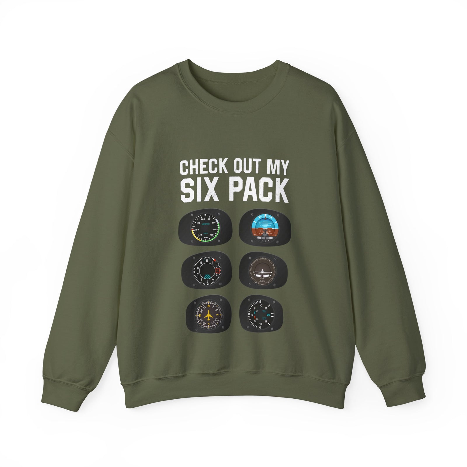 Check Out My Six Pack - Crewneck Sweatshirt