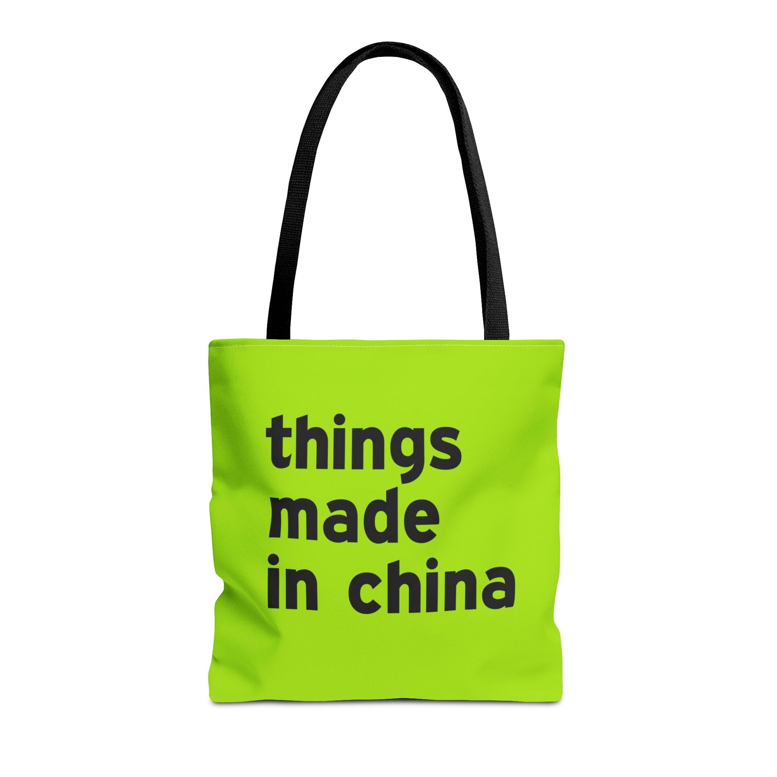 Things Made In China Tote Bag — Printed Green Travel Tote
