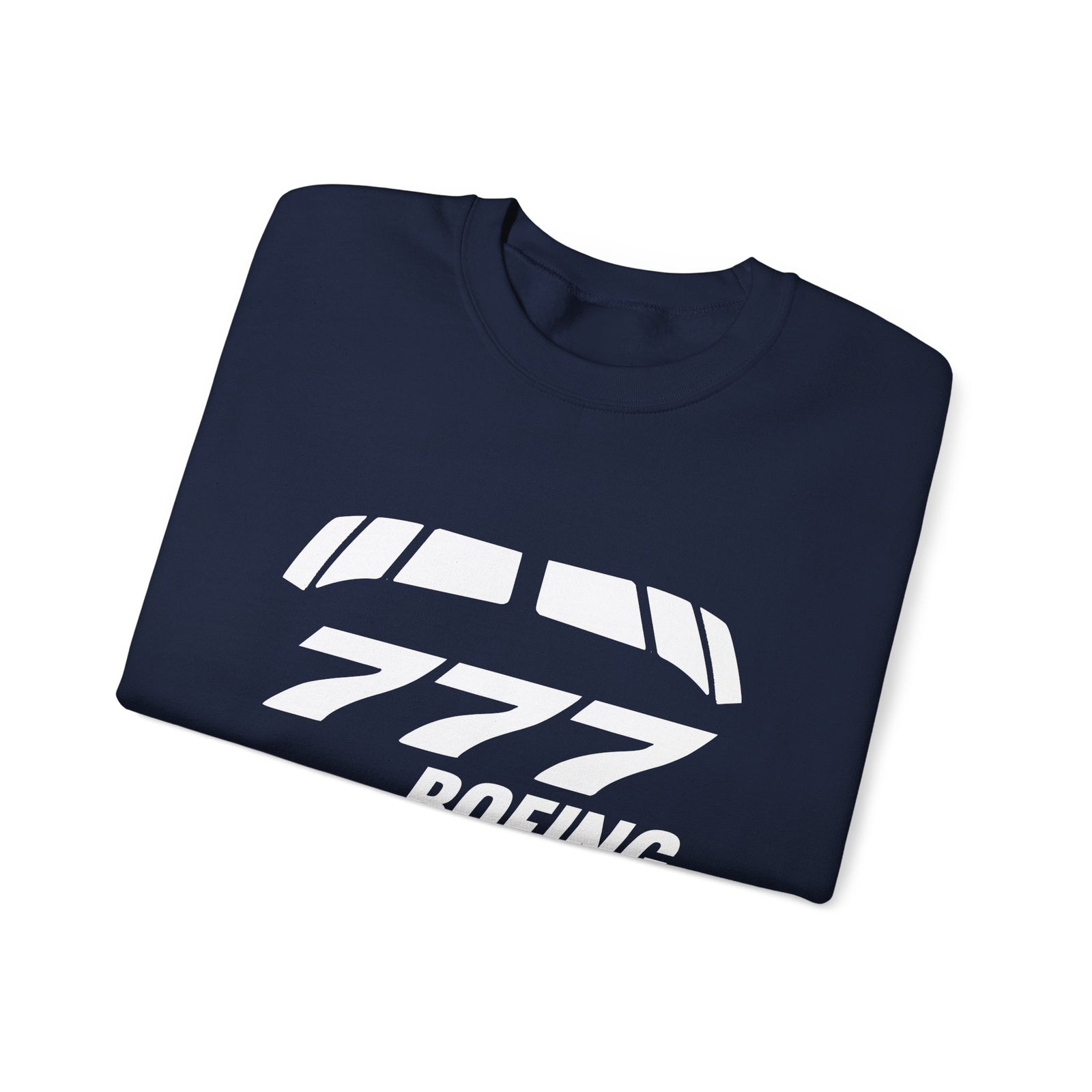 Boeing 777 Windshield Crewneck Sweatshirt - Travel Inspiring Cozy Apparel