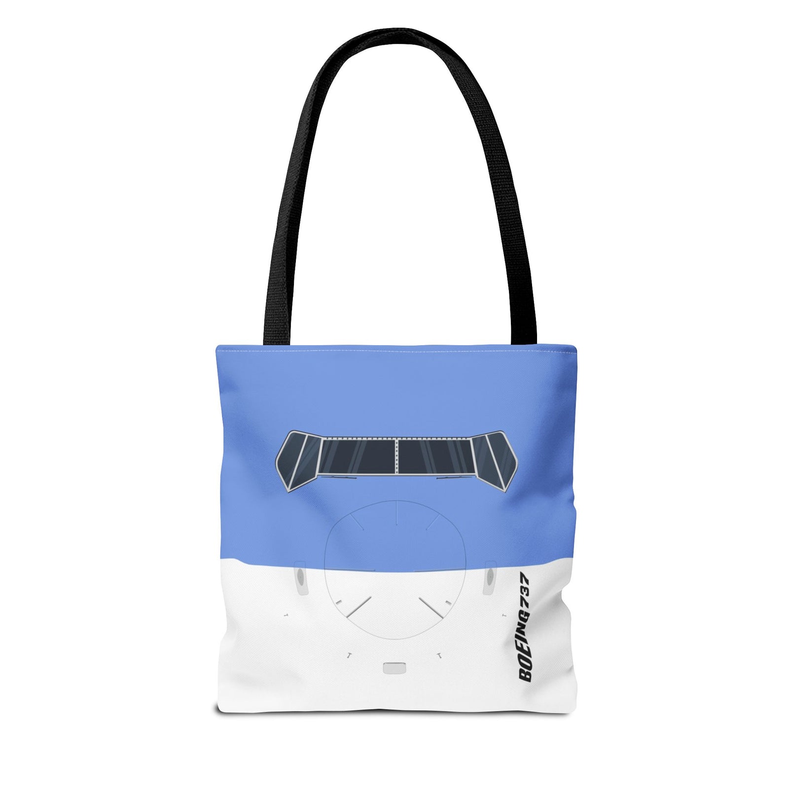 737 Tote Bag — Printed Green Travel Tote