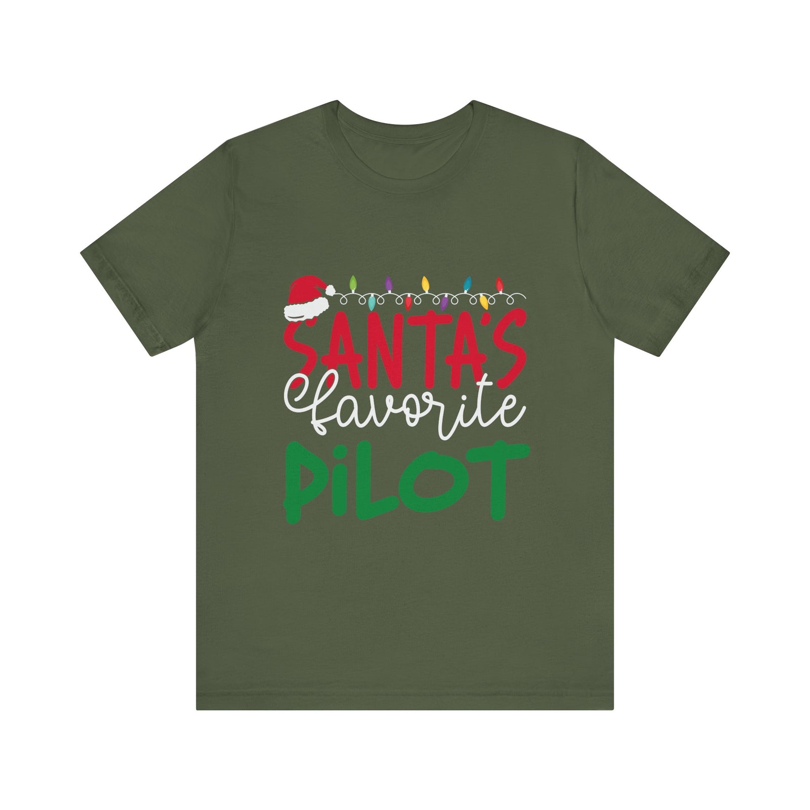 Santa’s favourite pilot Unisex Jersey Tee - Perfect for Aviation Enthusiasts