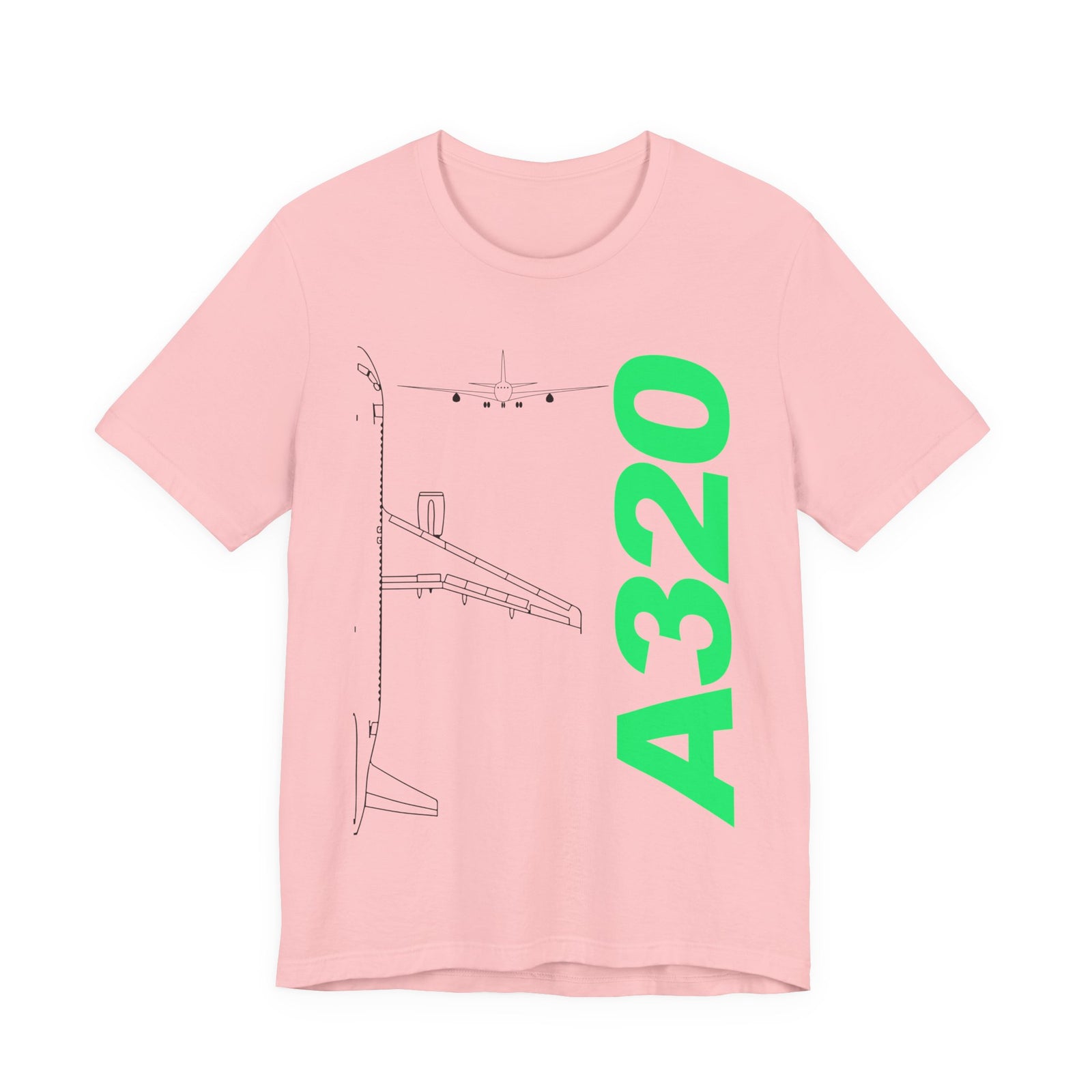 Airbus A320 Unisex Jersey Tee - Perfect for Aviation Enthusiasts