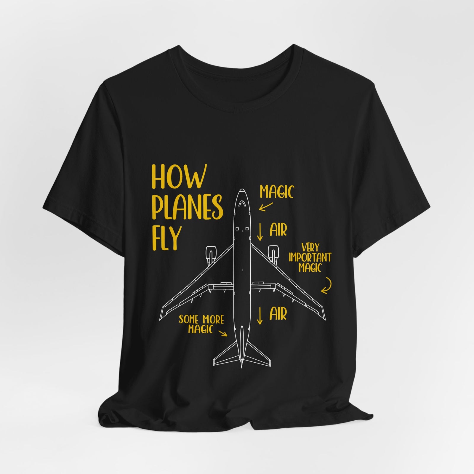 How Planes Fly? - Unisex Jersey Tee
