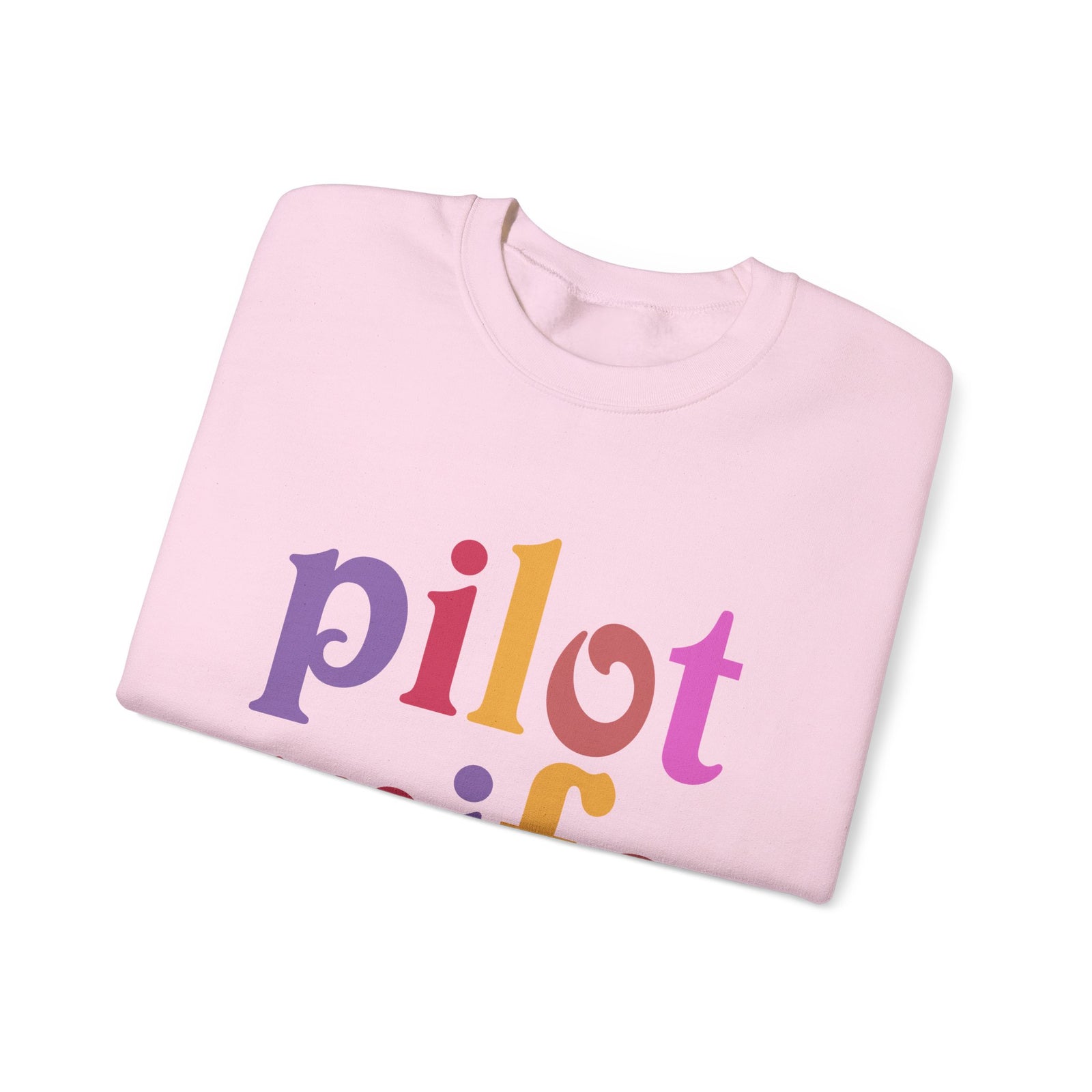 Pilot Wife Crewneck Sweatshirt - Travel Inspiring Cozy Apparel
