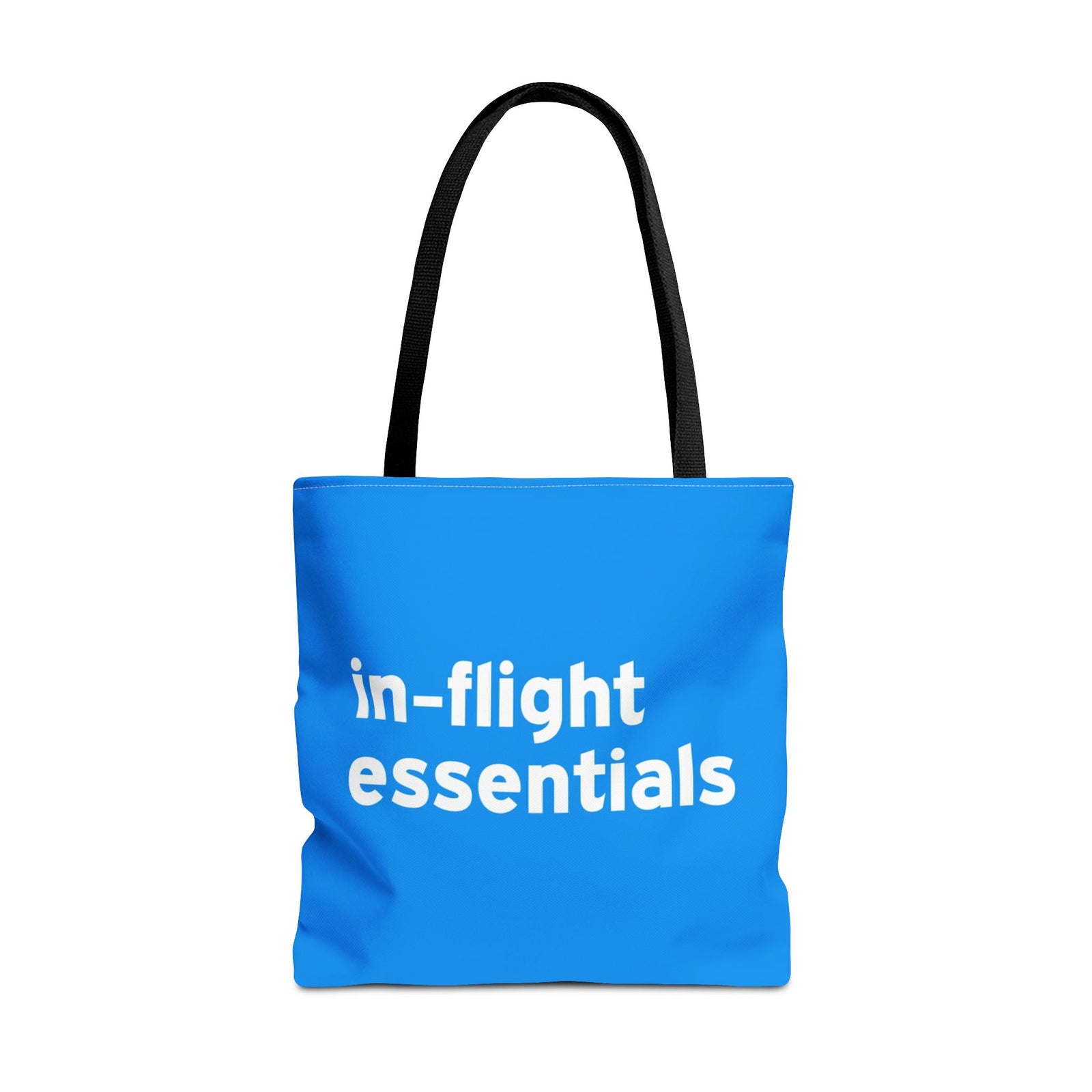 In Flight Essentials Tote Bag — Printed Green Travel Tote