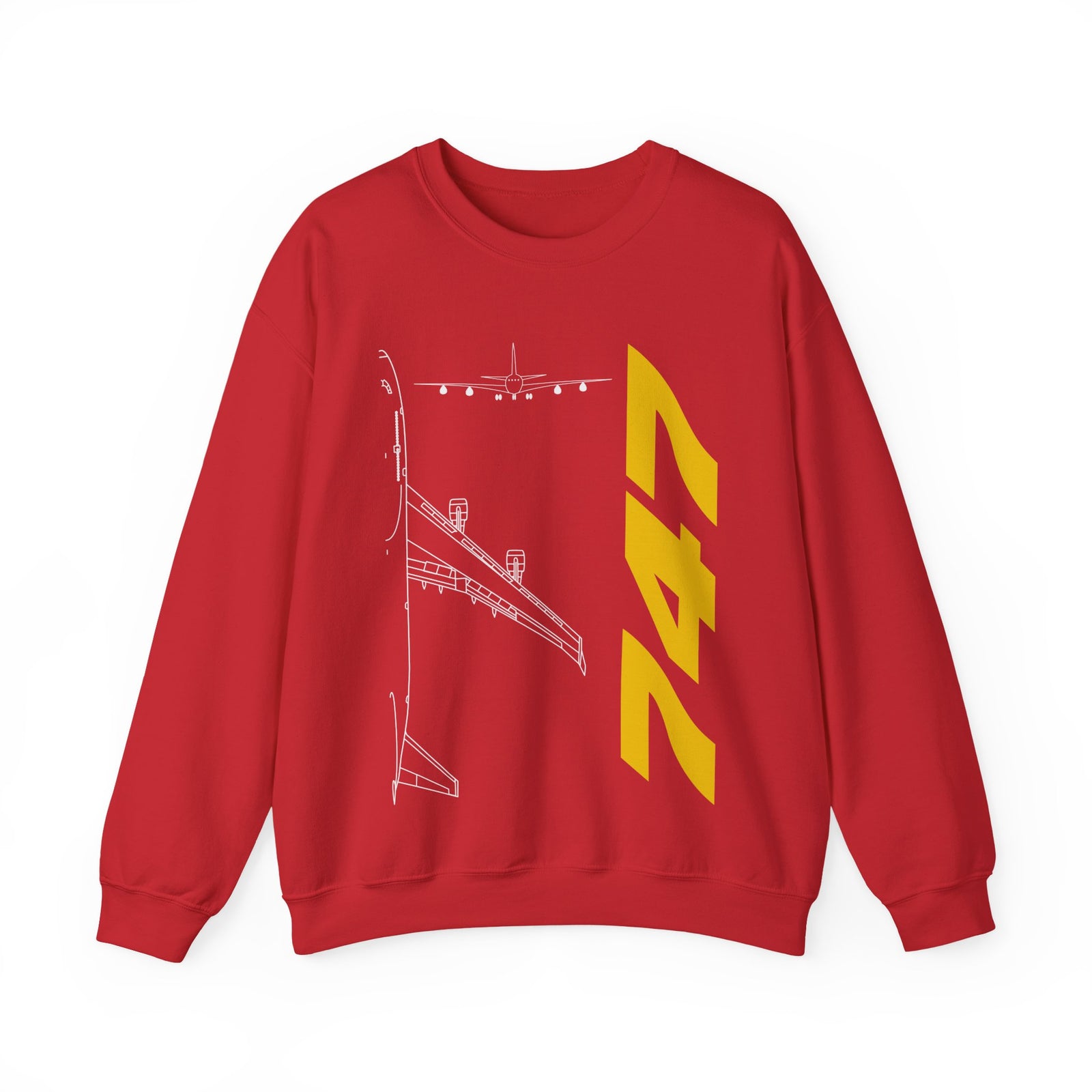 Boeing 747 Crewneck Sweatshirt - Travel Inspiring Cozy Apparel