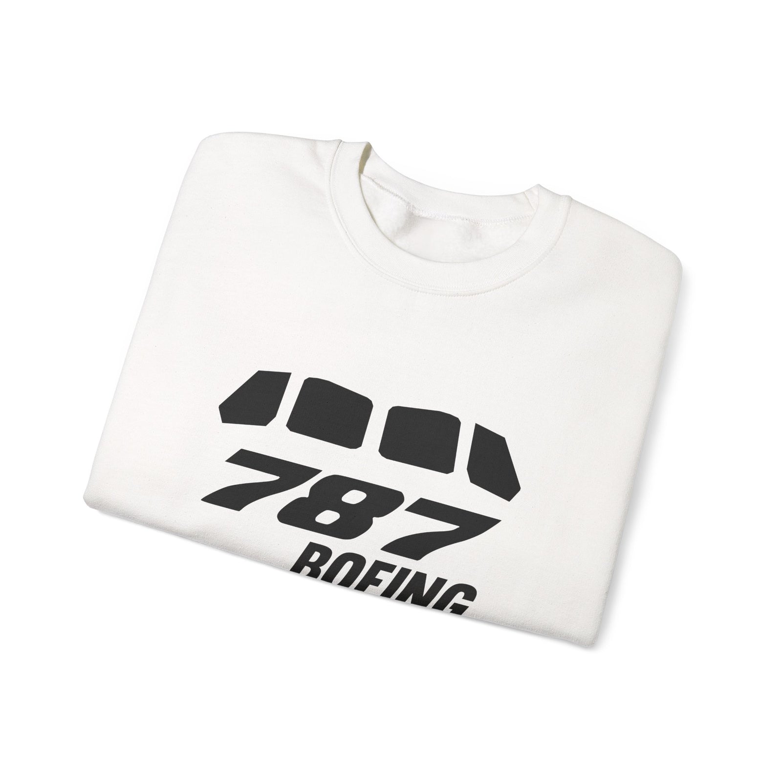 Boeing 787 Windshield Crewneck Sweatshirt - Travel Inspiring Cozy Apparel