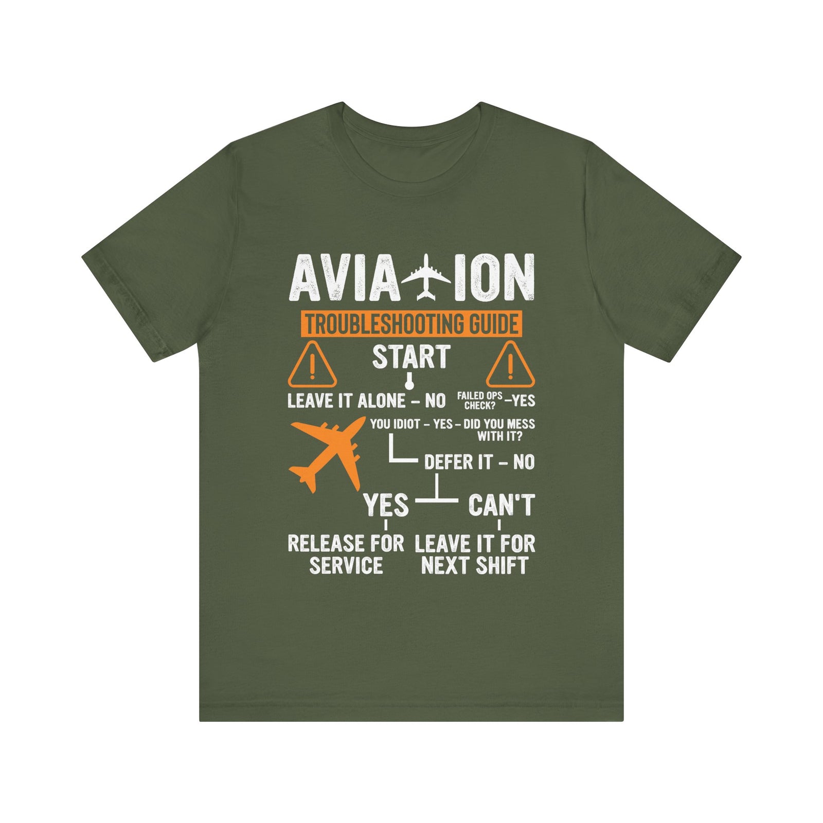 Aviation Troubleshooting Guide - Unisex Jersey Tee