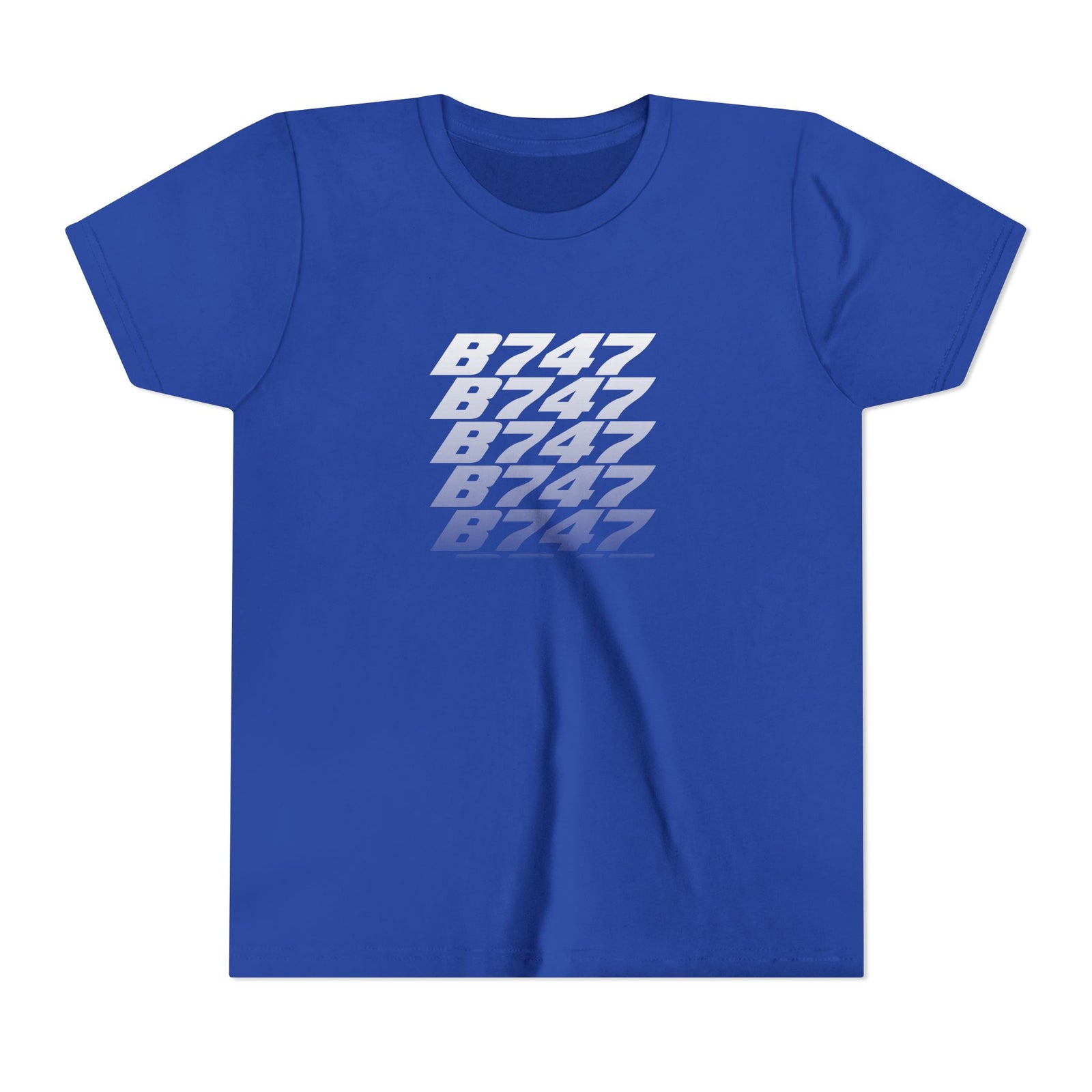 Boeing 747 - Unisex Youth Short Sleeve Tee