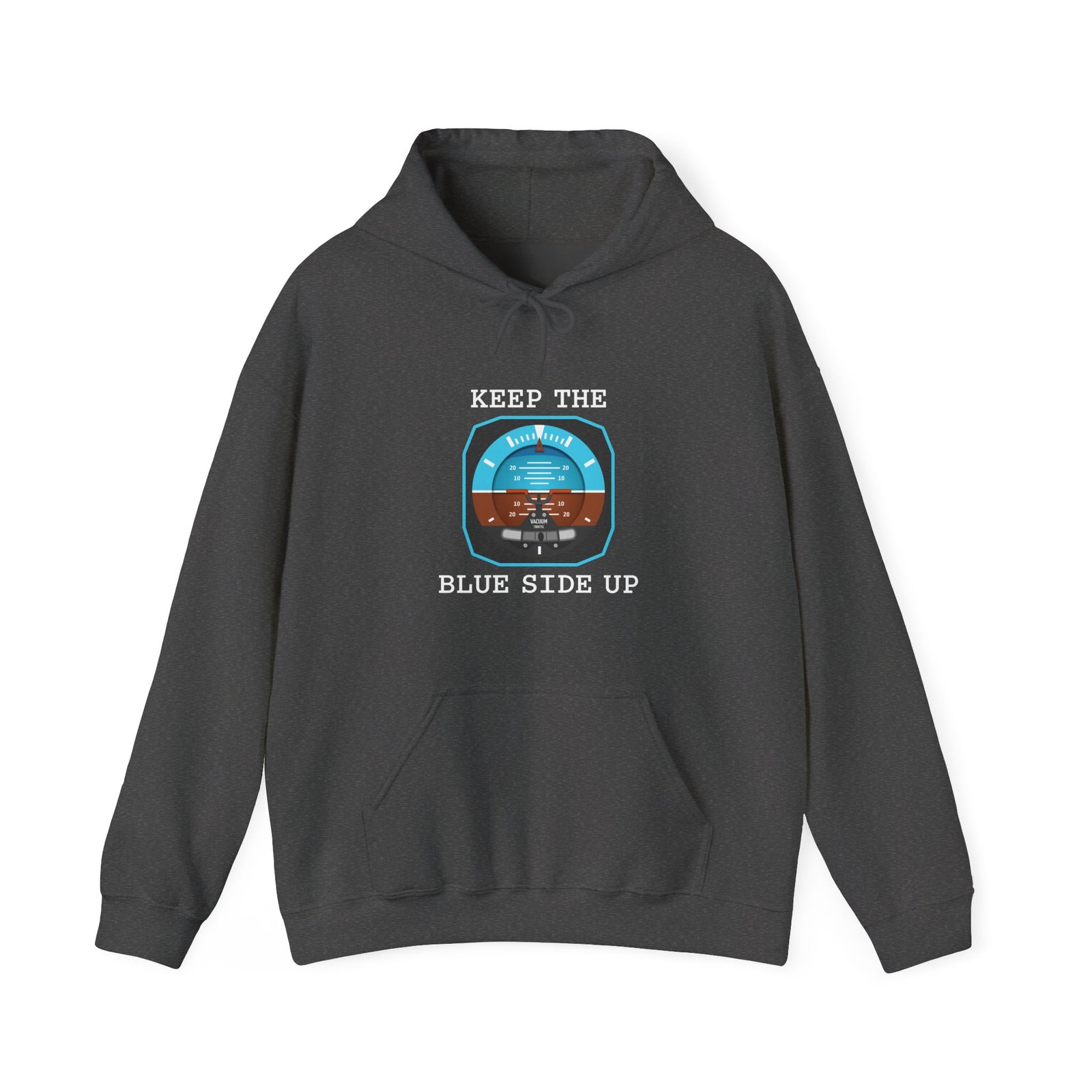 Keep The Blue Side Up - Unisex Pullover Hoodie