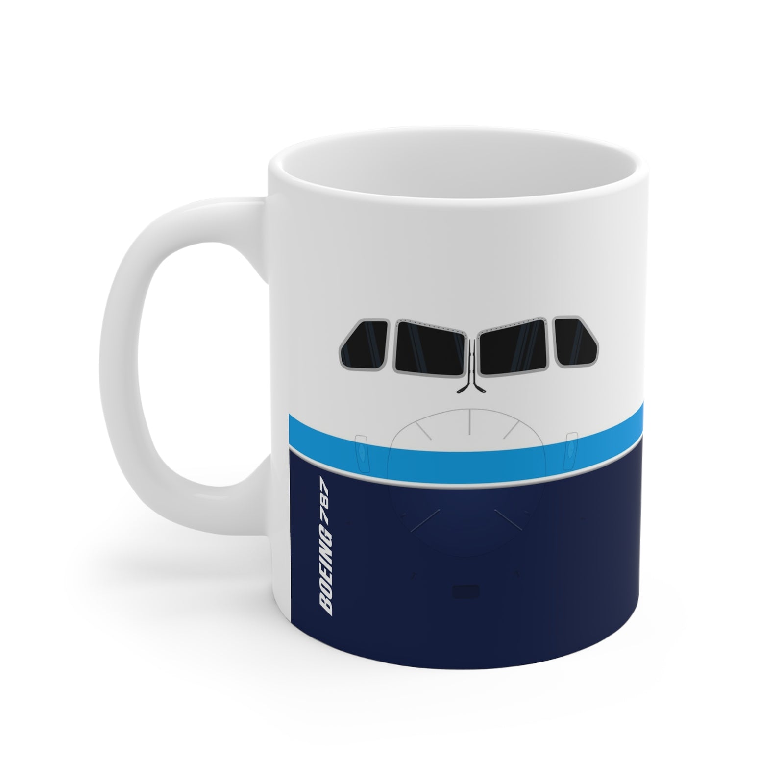 787 - 11oz Ceramic Coffee Cup for Aviation Enthusiasts