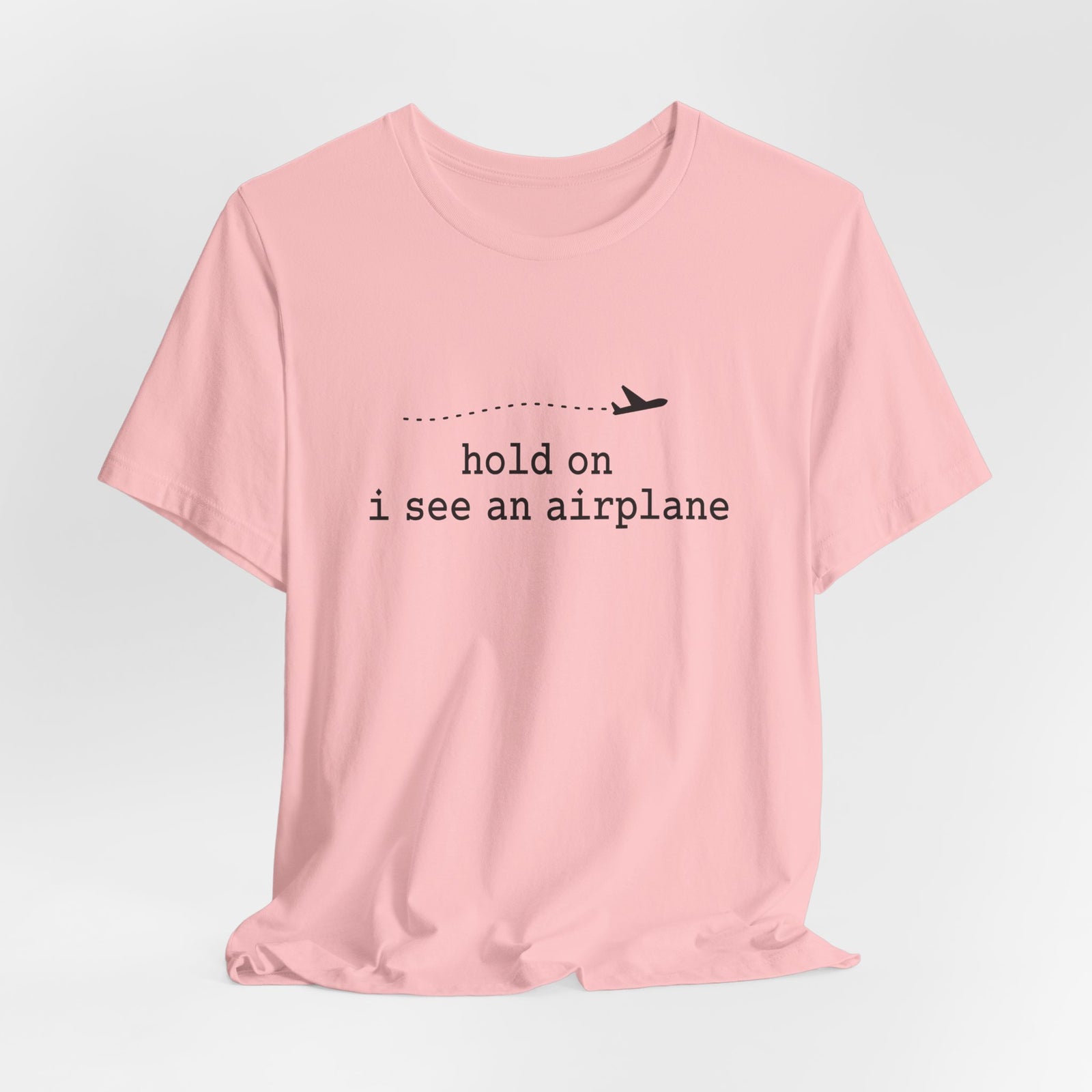 I See An Airplane Unisex Jersey Tee - Perfect for Aviation Enthusiasts