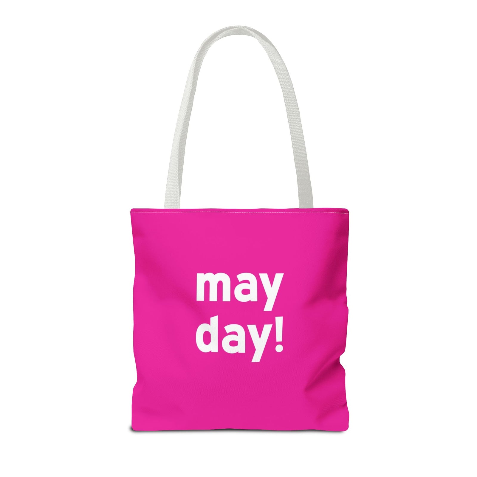 May Day! Tote Bag — Printed Green Travel Tote
