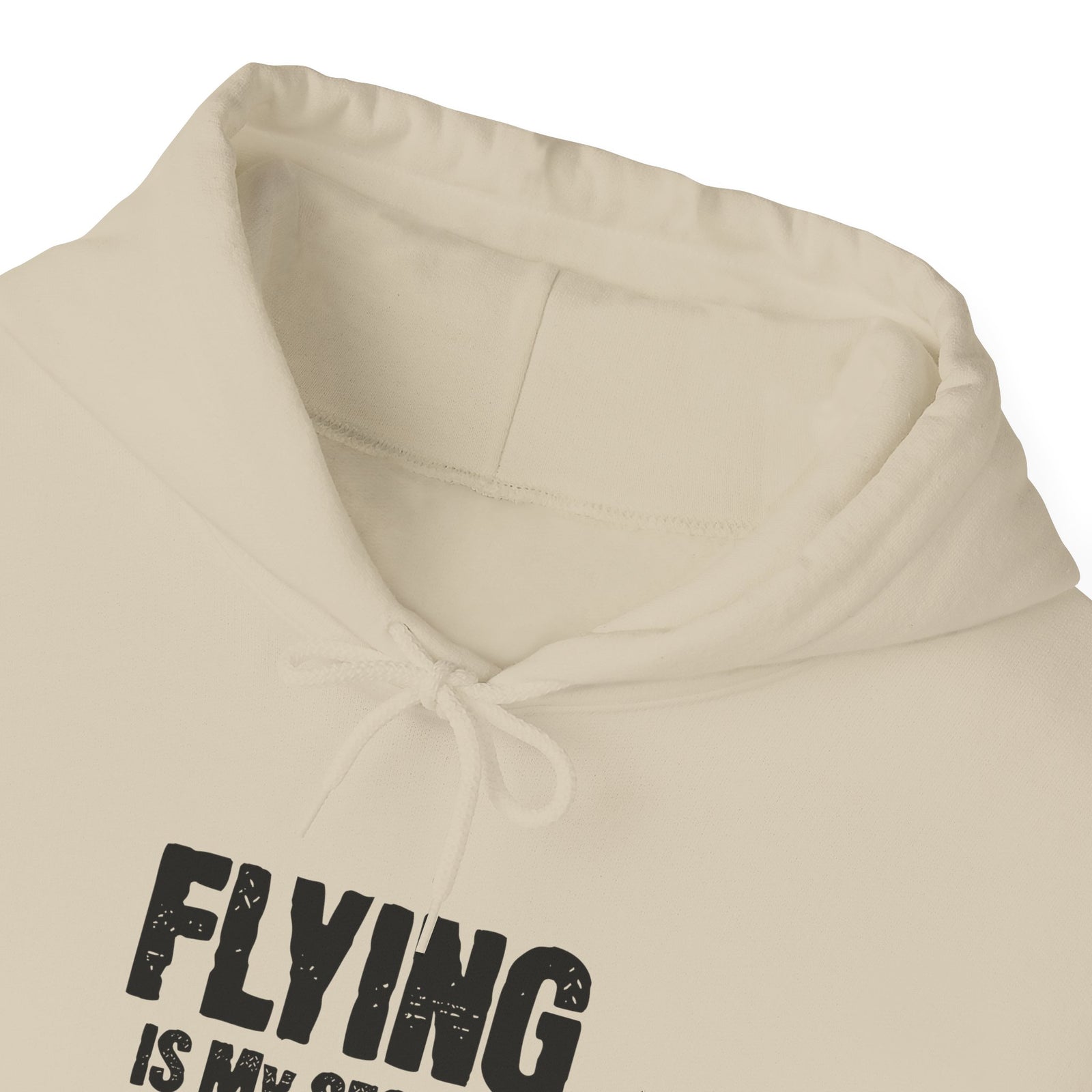 Flying Is My Second Favrite Word - Pullover Hoodie