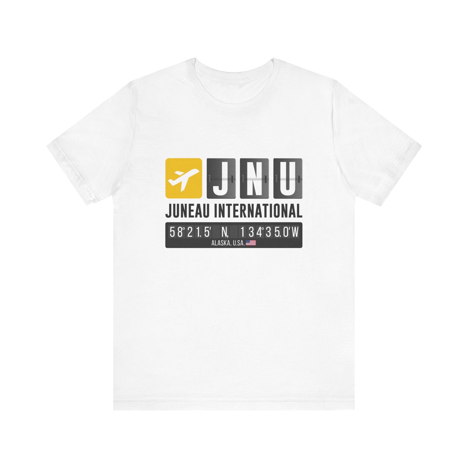 JNU Juneau International Airport - Unisex Jersey Tee