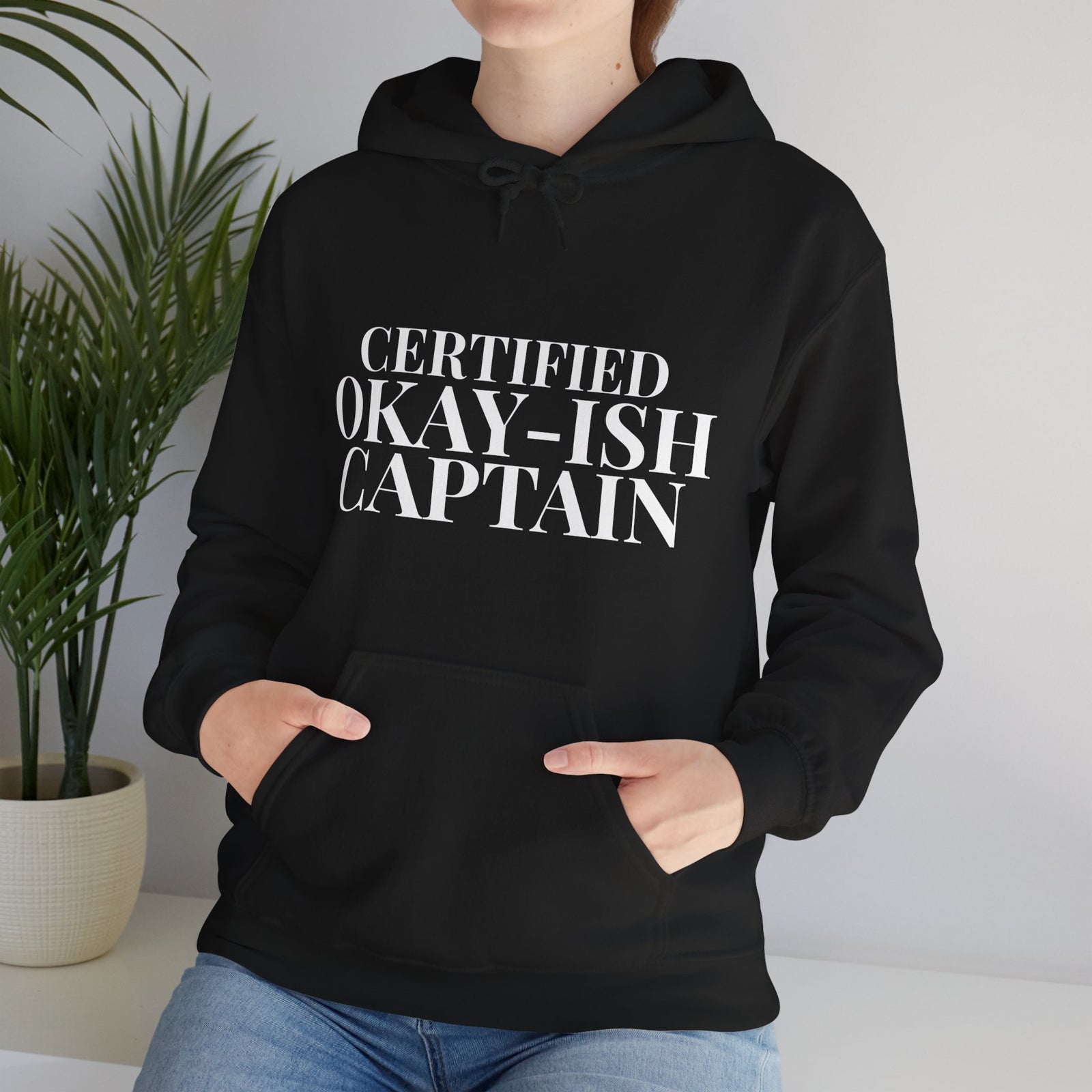 Certified Okay-ish Captain - Pullover Hoodie