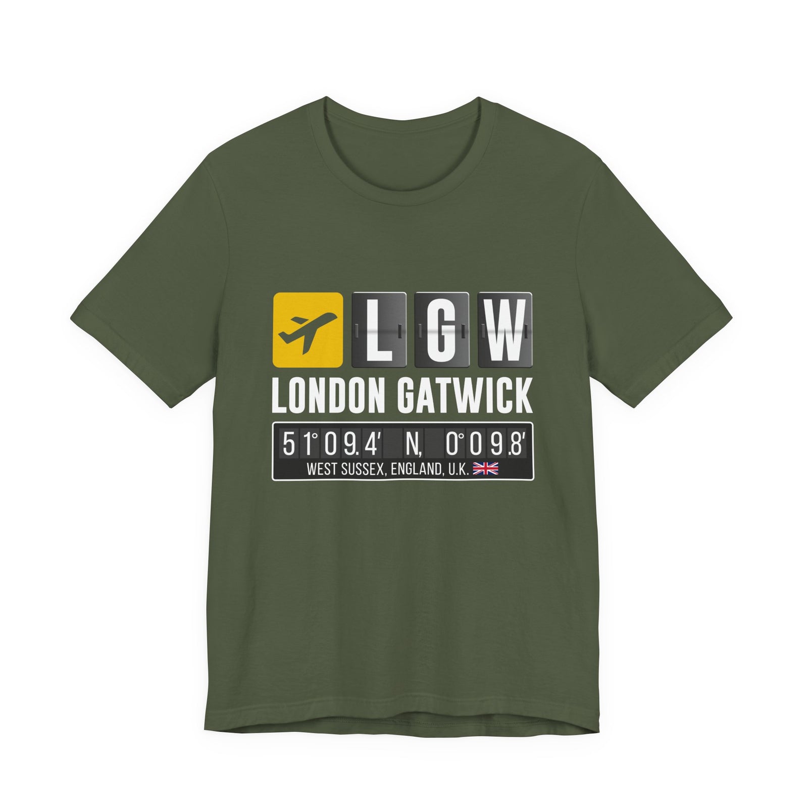 LGW London Gatwick - Unisex Jersey Tee