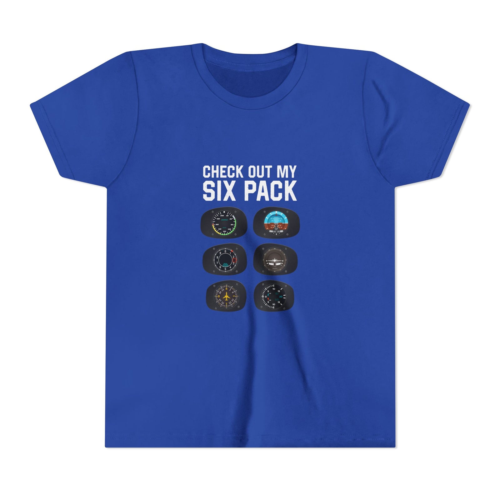Check Out My Six Pack - Unisex Youth Short Sleeve Tee