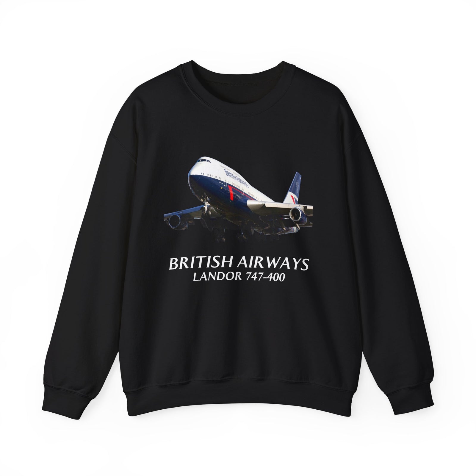 British Airways Landor 747-400 - Crewneck Sweatshirt