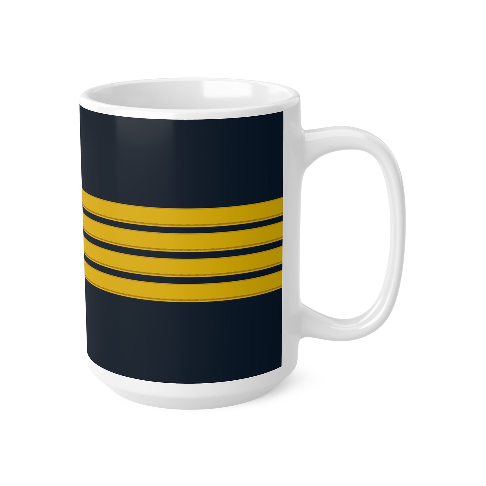 Navy Pilot Stripes - Mug 15OZ