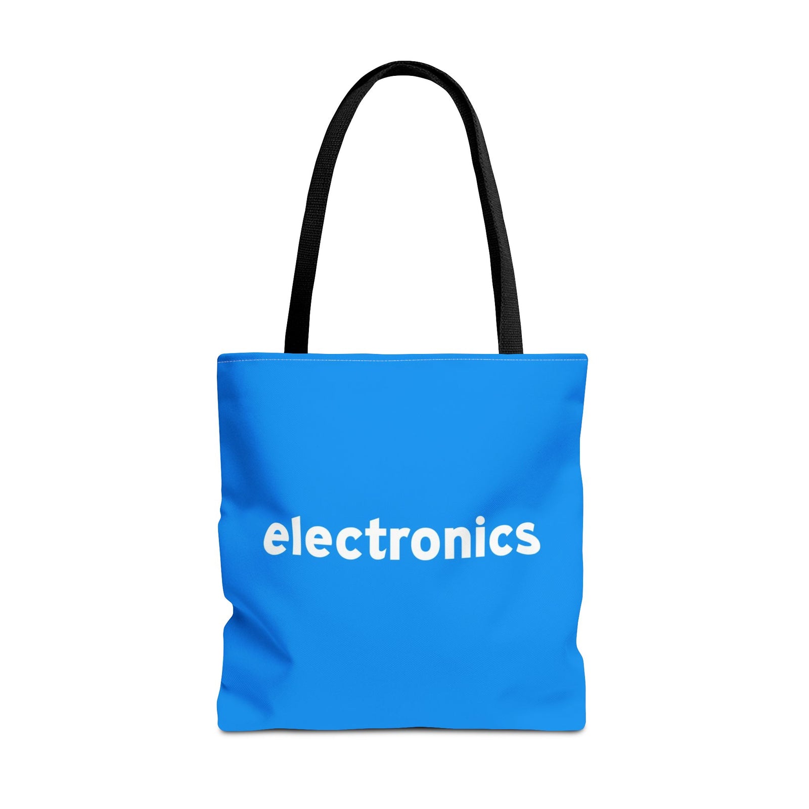 Electronics Tote Bag — Printed Green Travel Tote