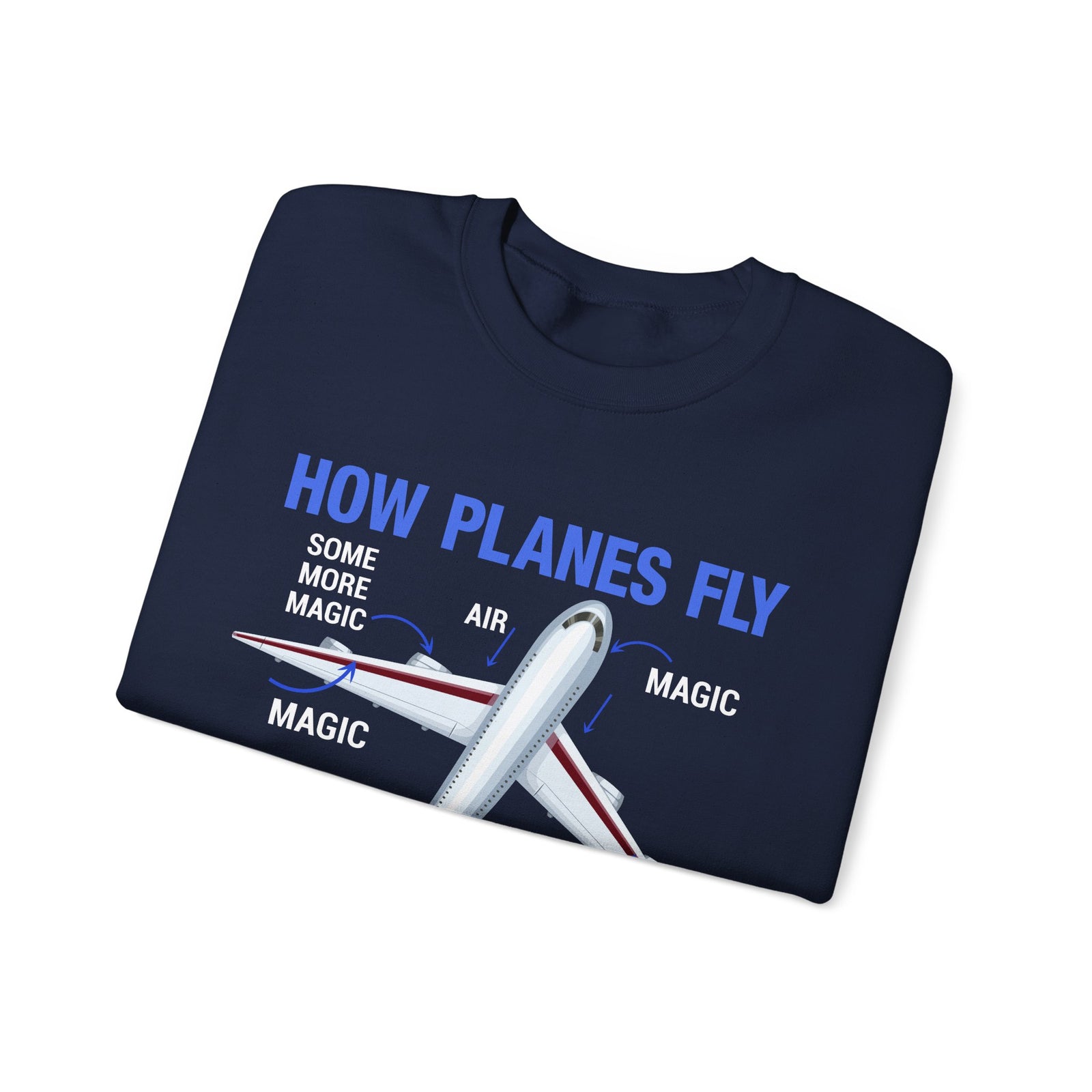 How Planes Fly - Crewneck Sweatshirt