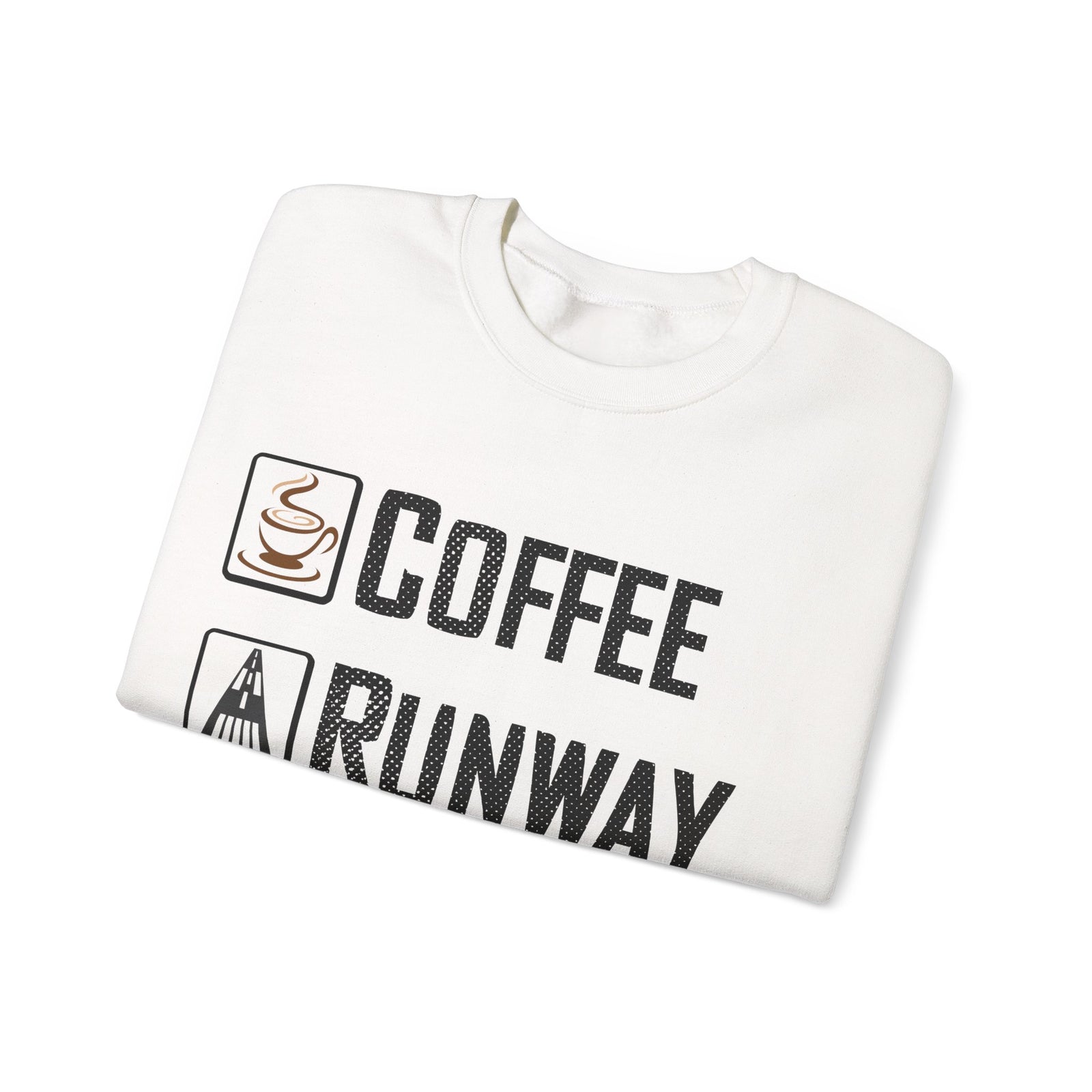 Coffee Runway Repeat - Crewneck Sweatshirt