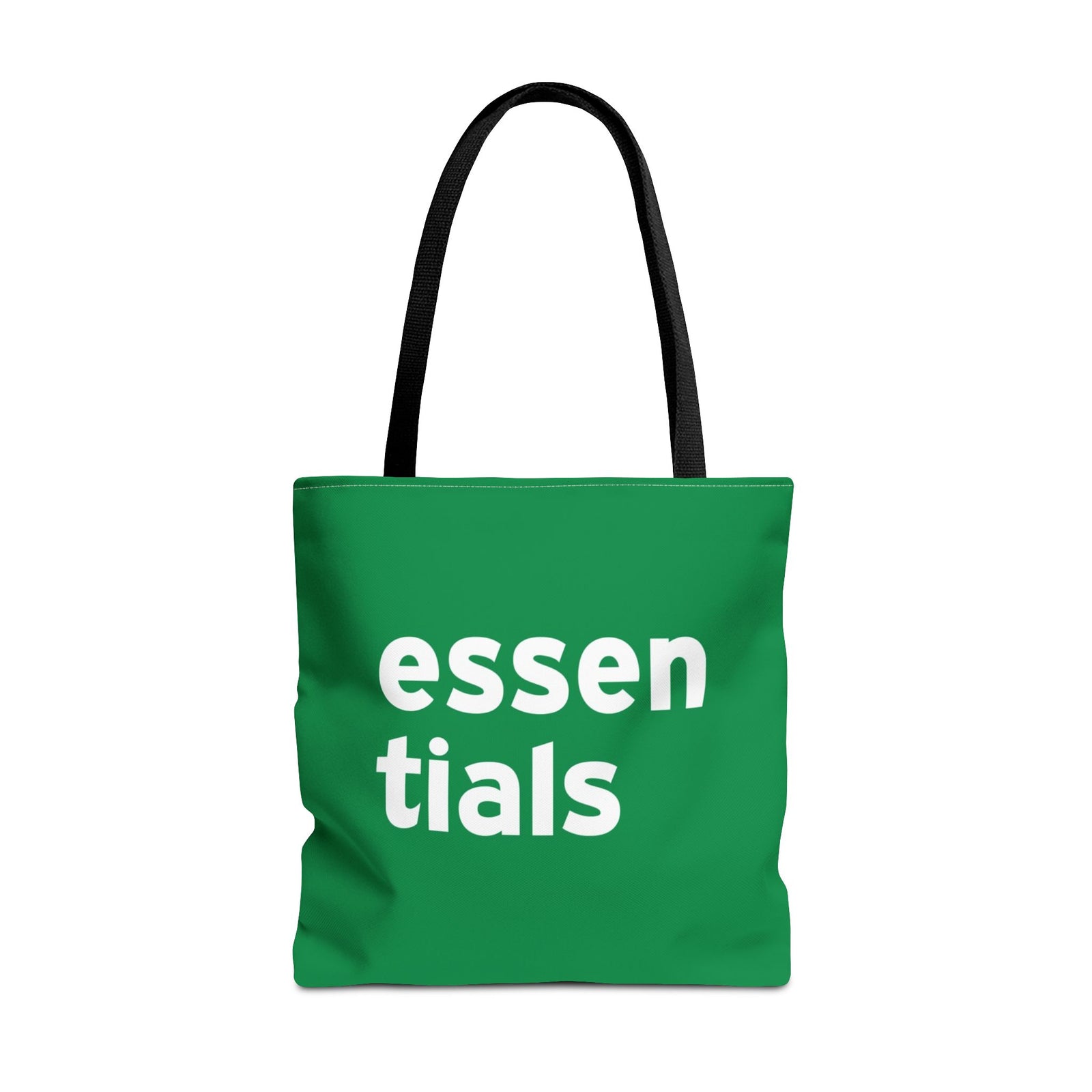 Essentials Tote Bag — Printed Green Travel Tote