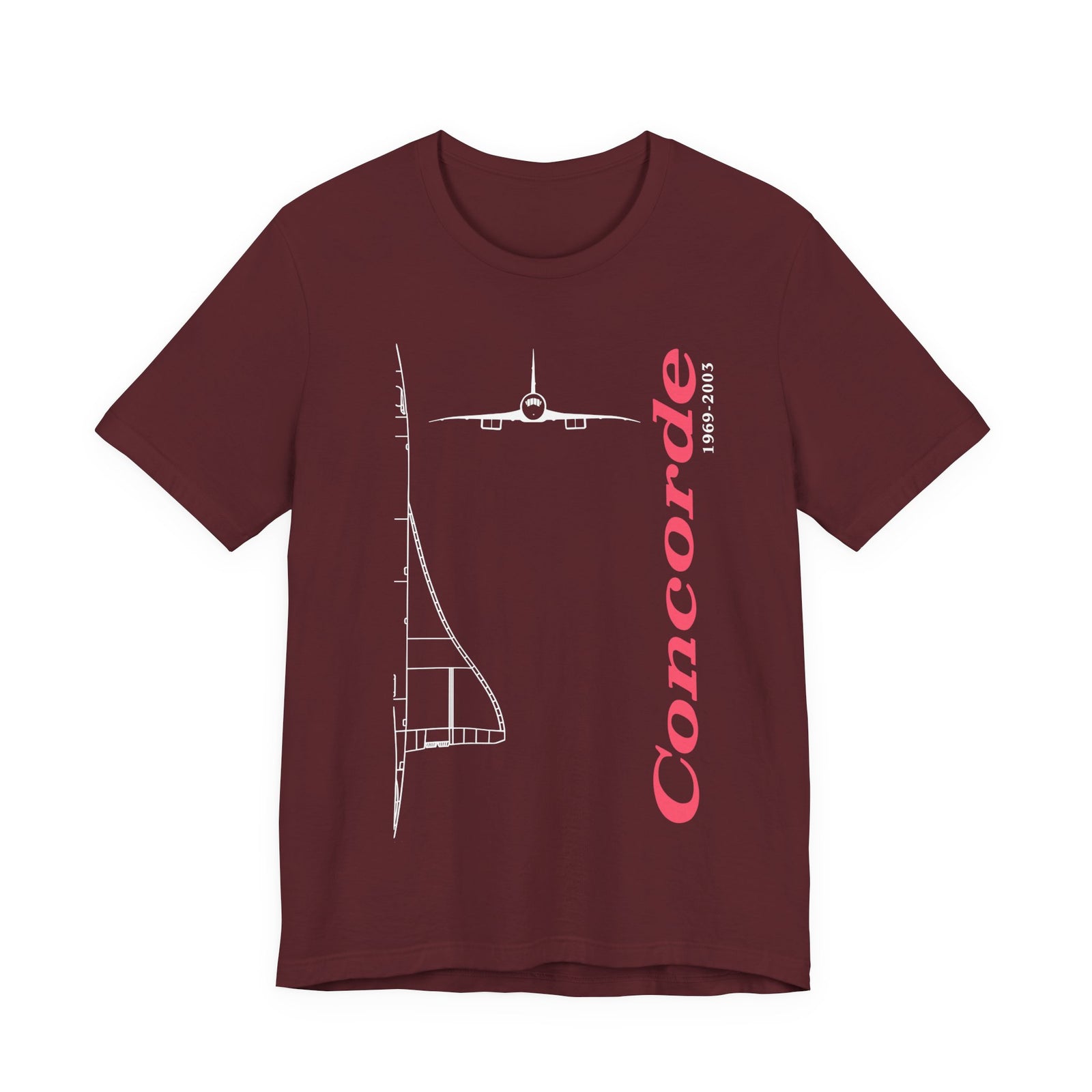 Concorde 1969-2003 Unisex Jersey Tee - Perfect for Aviation Enthusiasts