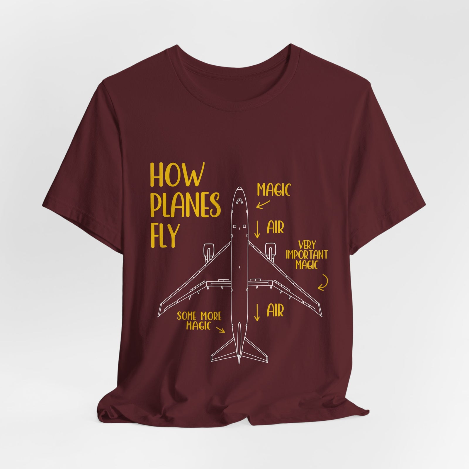 How Planes Fly? - Unisex Jersey Tee