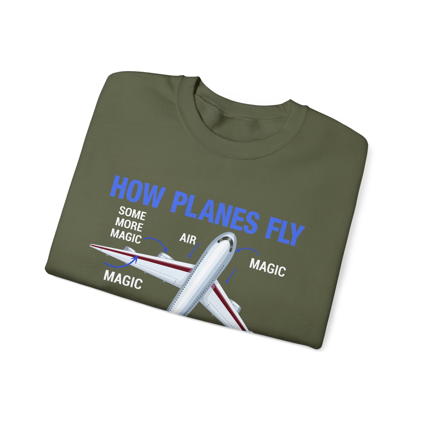 How Planes Fly - Crewneck Sweatshirt
