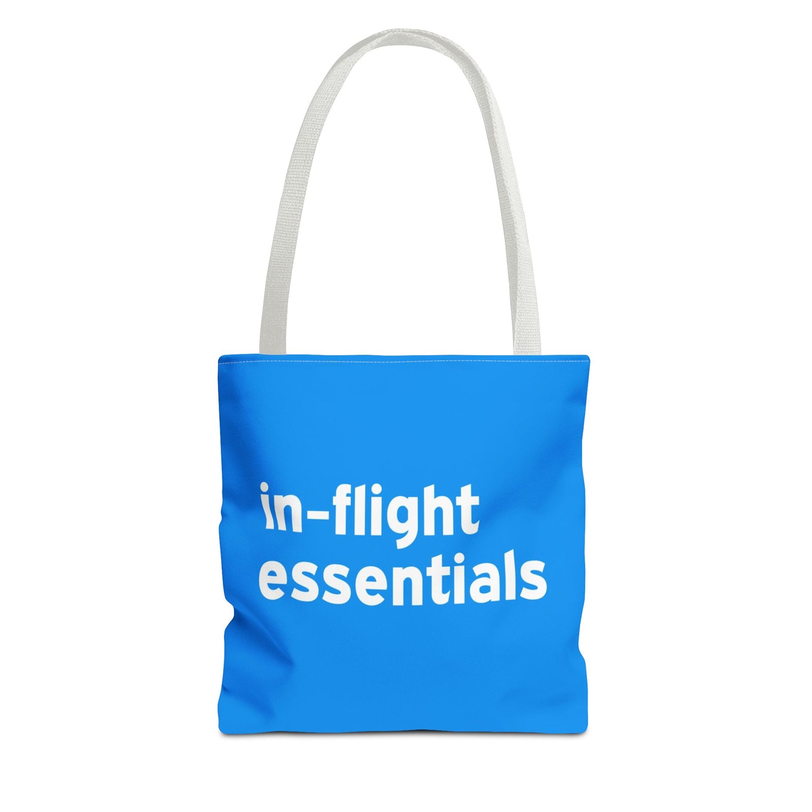 In Flight Essentials Tote Bag — Printed Green Travel Tote