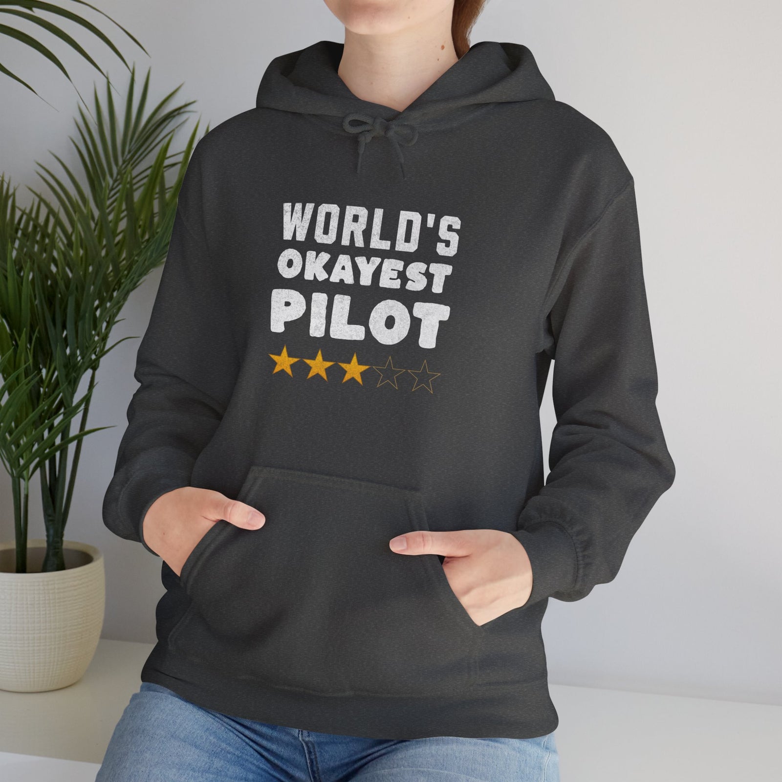 Worlds Okayest Pilot - Pullover Hoodie