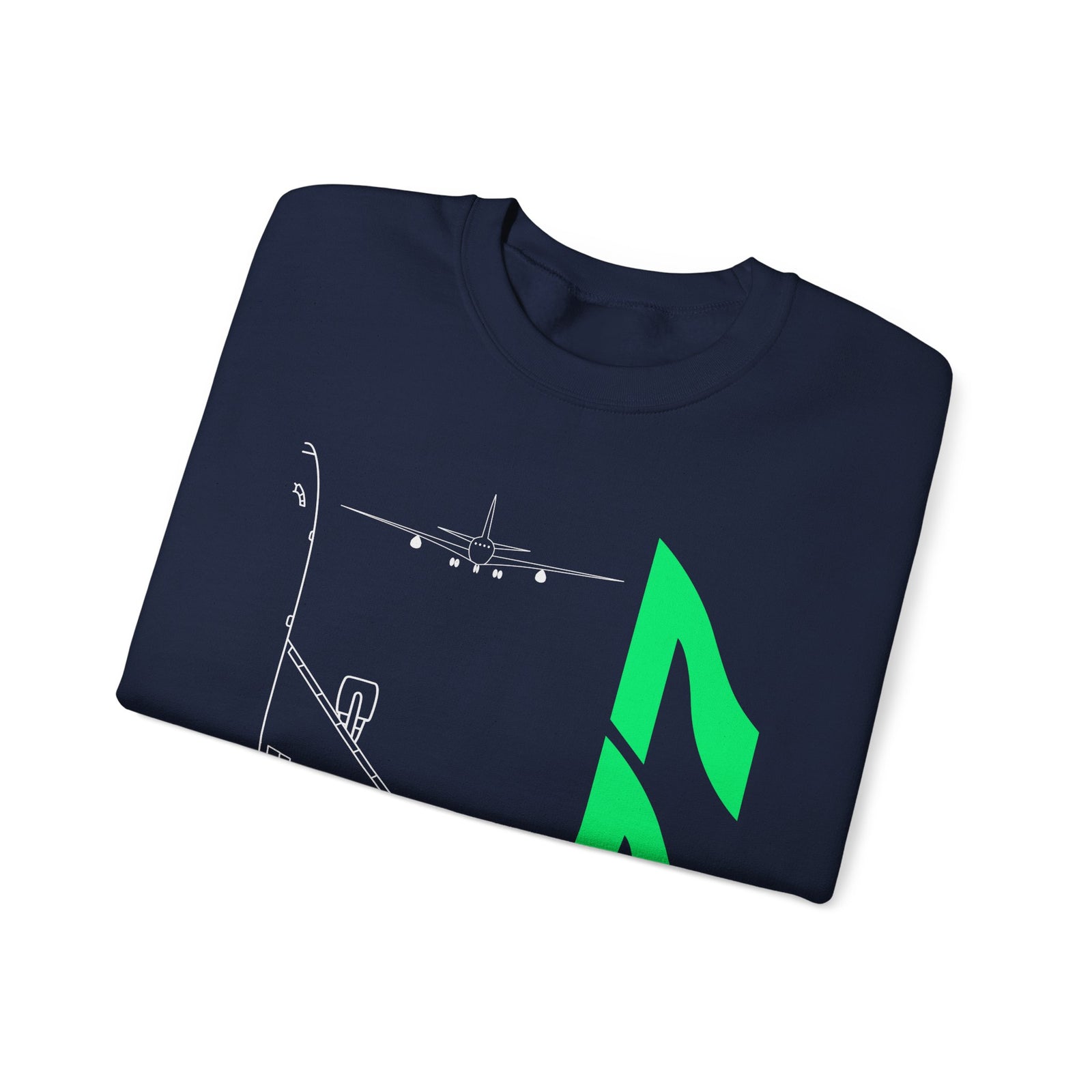 Boeing 777 Crewneck Sweatshirt - Travel Inspiring Cozy Apparel