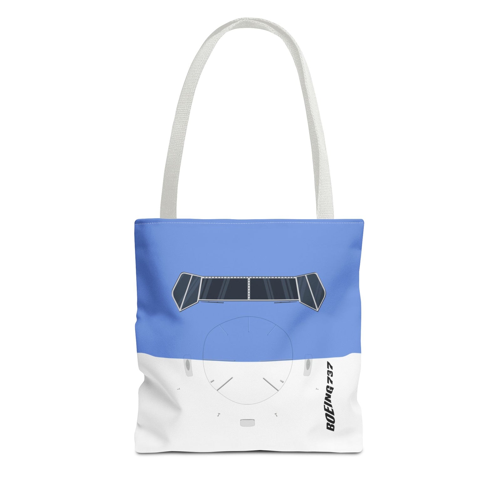 737 Tote Bag — Printed Green Travel Tote