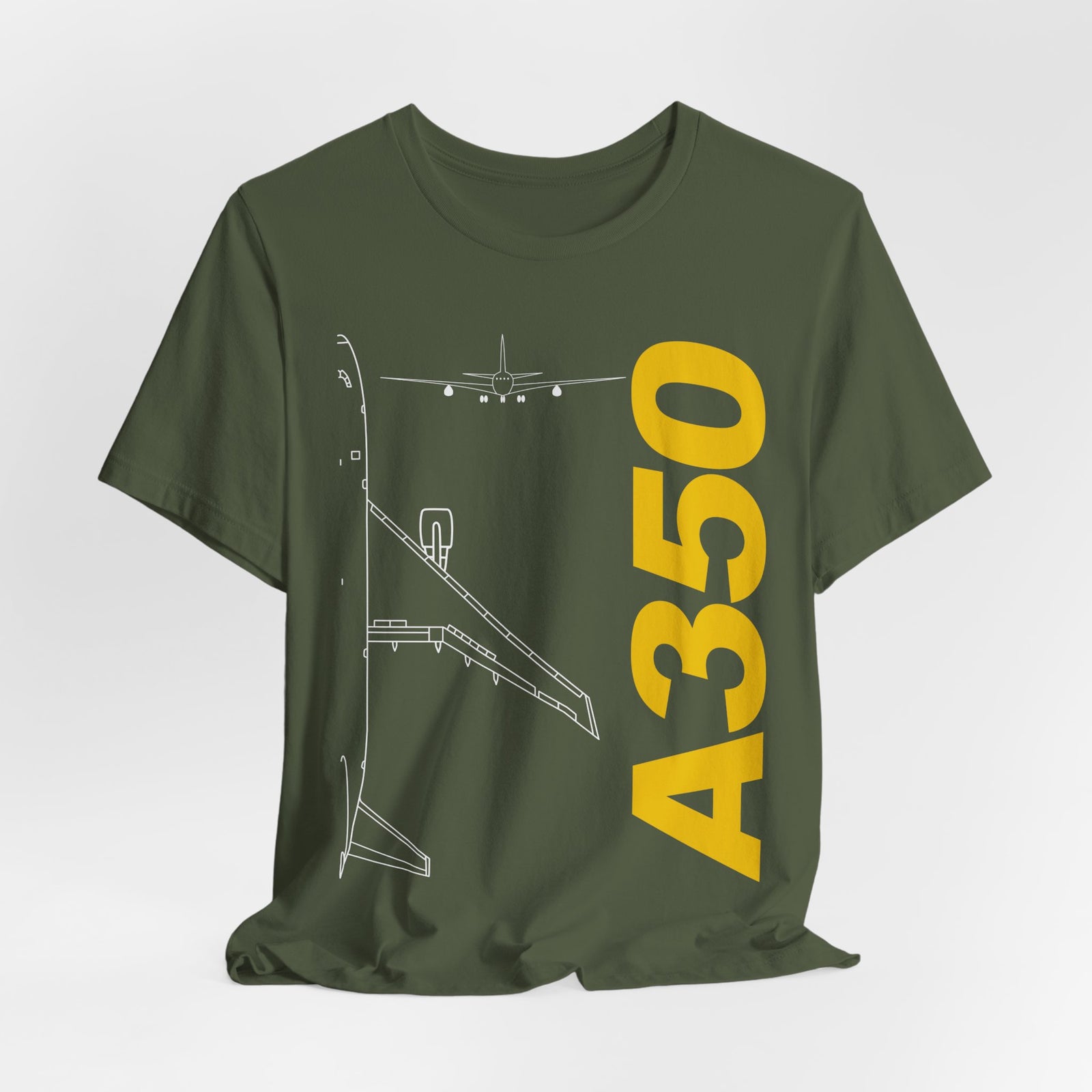 Airbus A350 Unisex Jersey Tee - Perfect for Aviation Enthusiasts