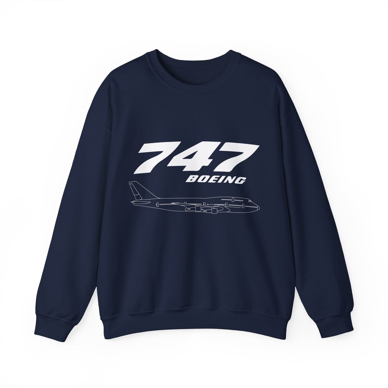 747 Crewneck Sweatshirt - Travel Inspiring Cozy Apparel