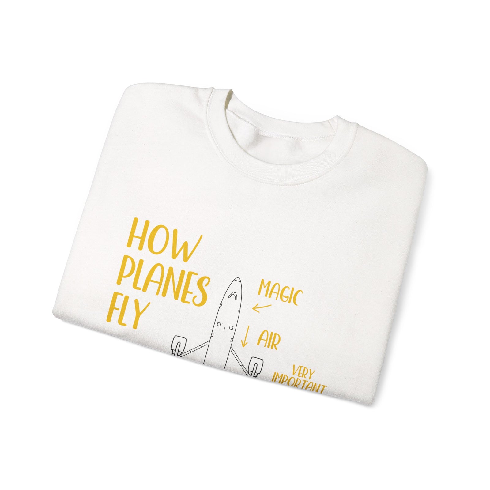 How Planes Fly? - Crewneck Sweatshirt