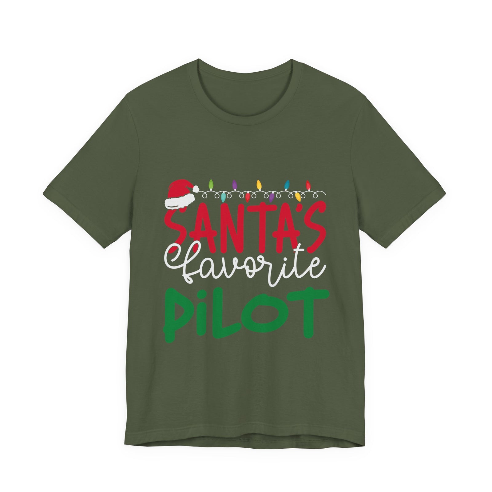 Santa’s favourite pilot Unisex Jersey Tee - Perfect for Aviation Enthusiasts