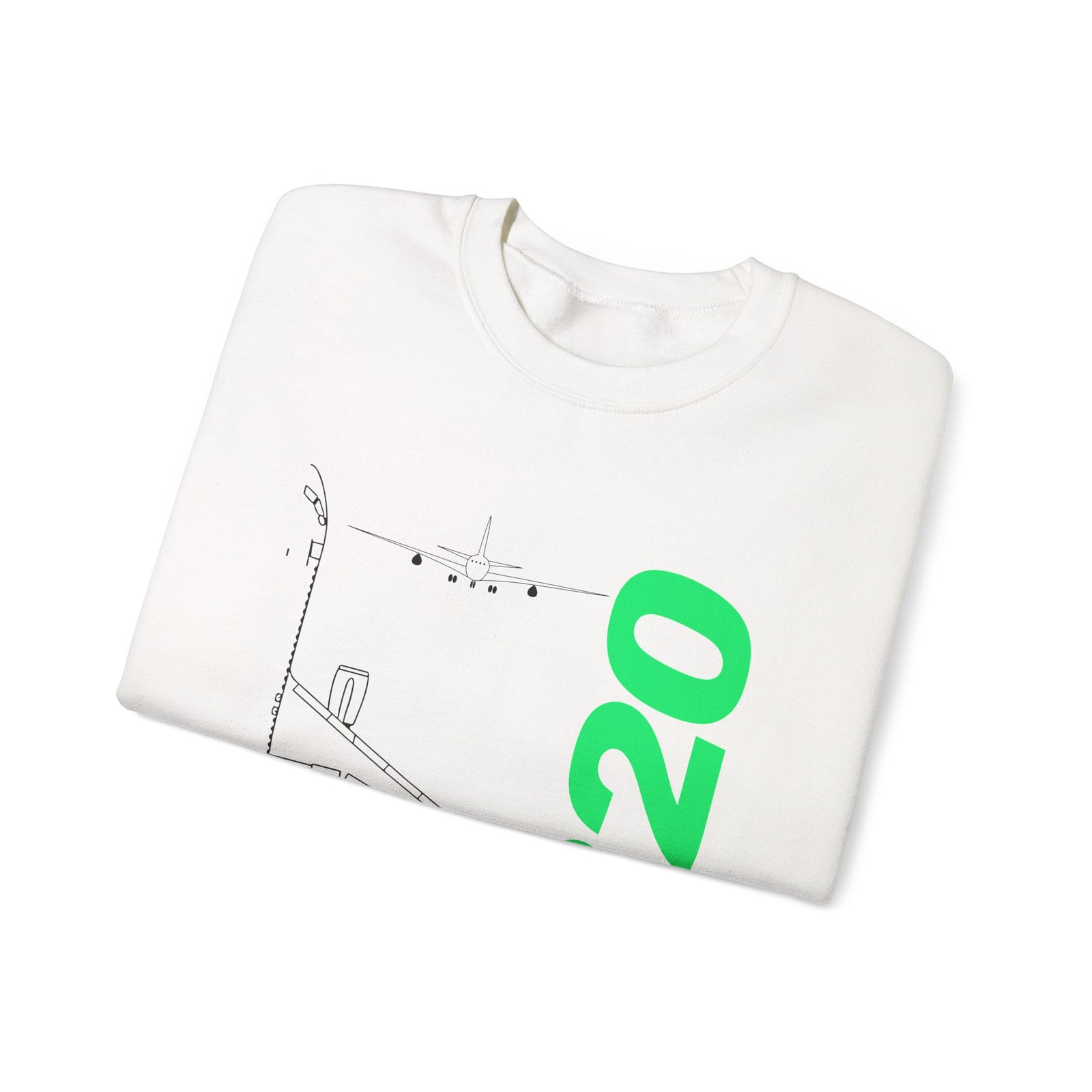 Airbus A320 Crewneck Sweatshirt - Travel Inspiring Cozy Apparel