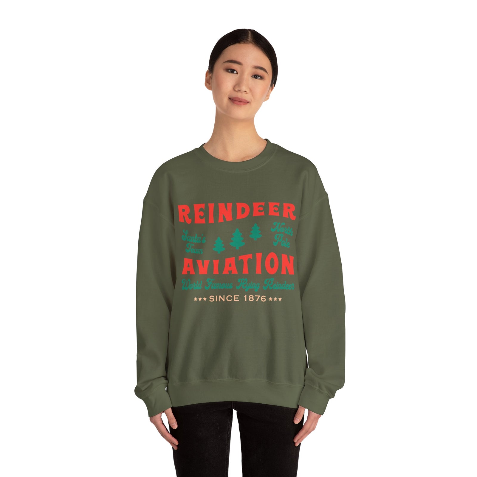 Reindeer Aviation - Unisex Crewneck Sweatshirt