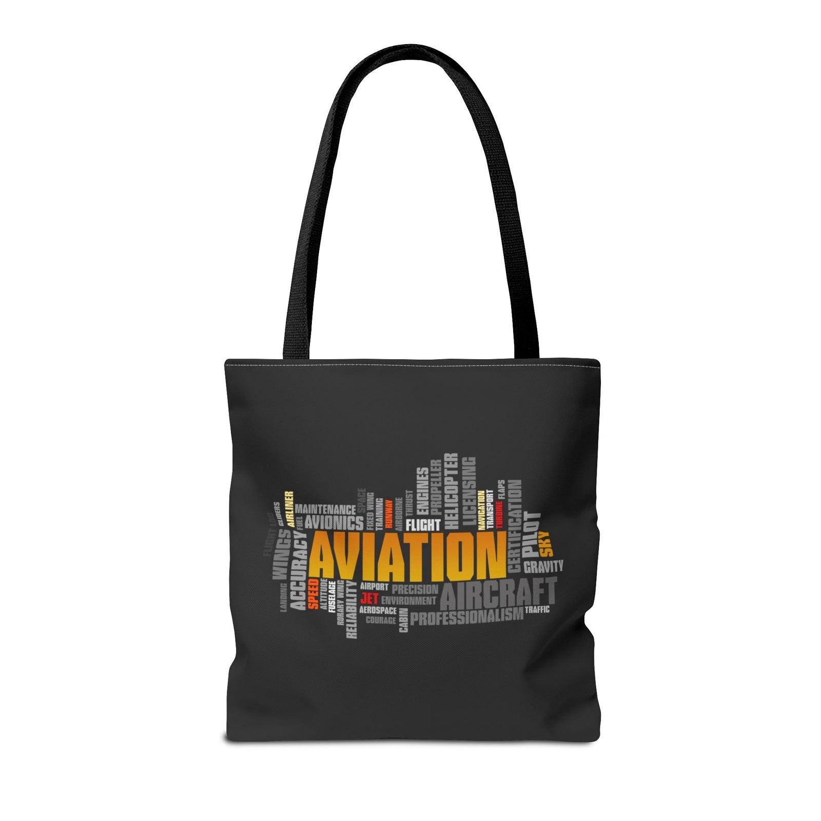 Aviation Tote Bag — Printed Green Travel Tote