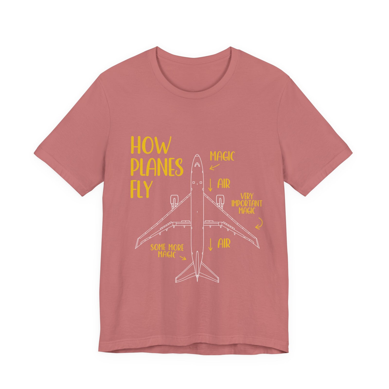 How Planes Fly? - Unisex Jersey Tee