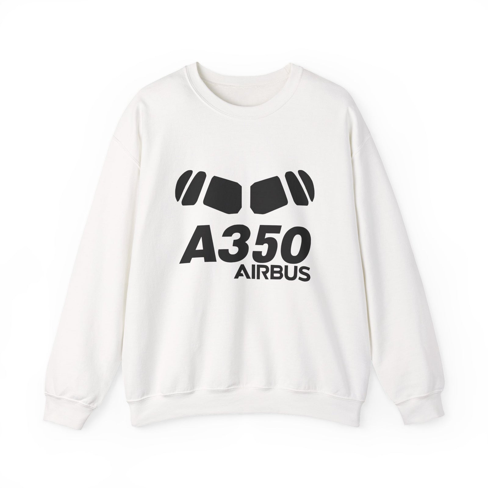 Airbus A350 Windshield Crewneck Sweatshirt - Travel Inspiring Cozy Apparel