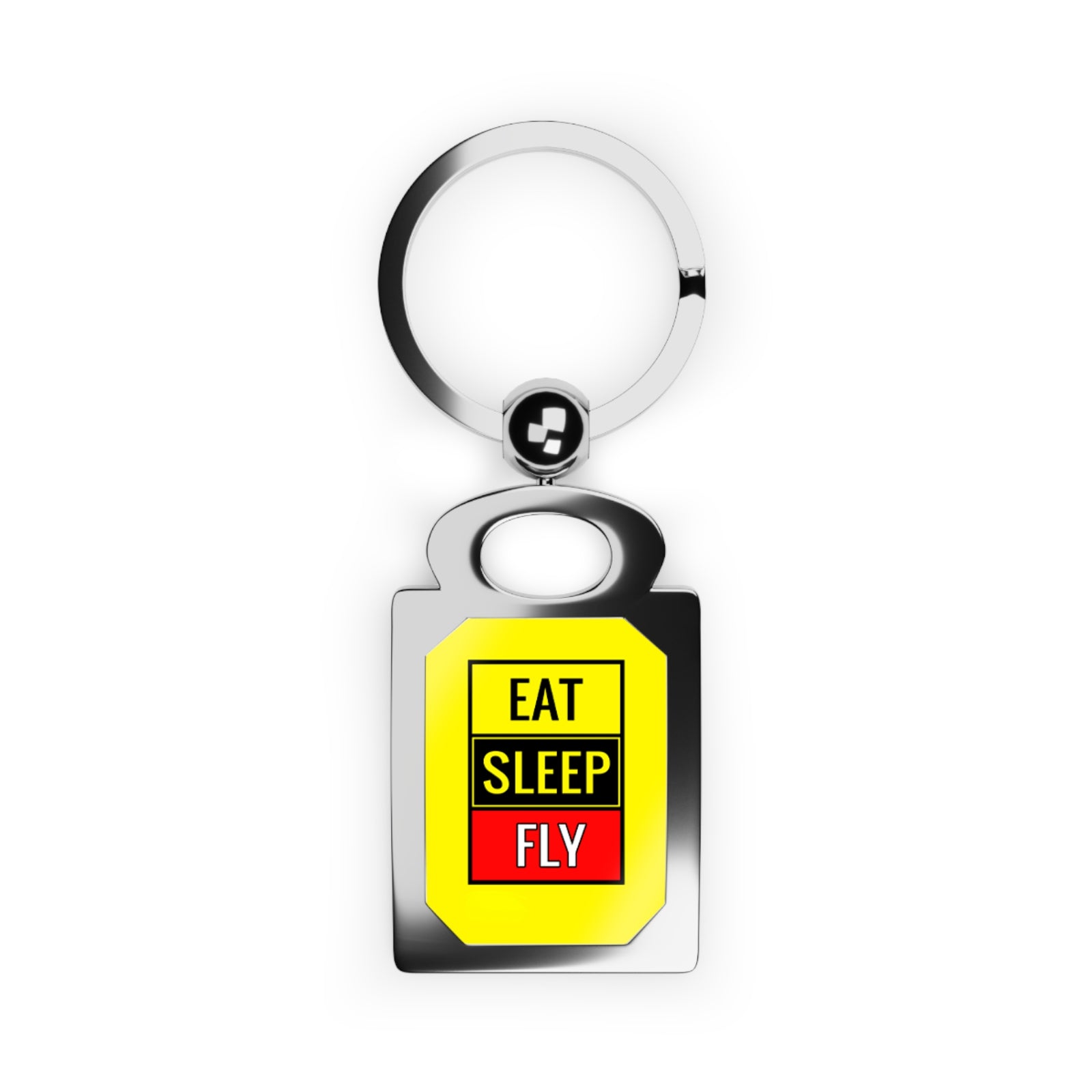 Eat Sleep Fly - Rectangle Keyring